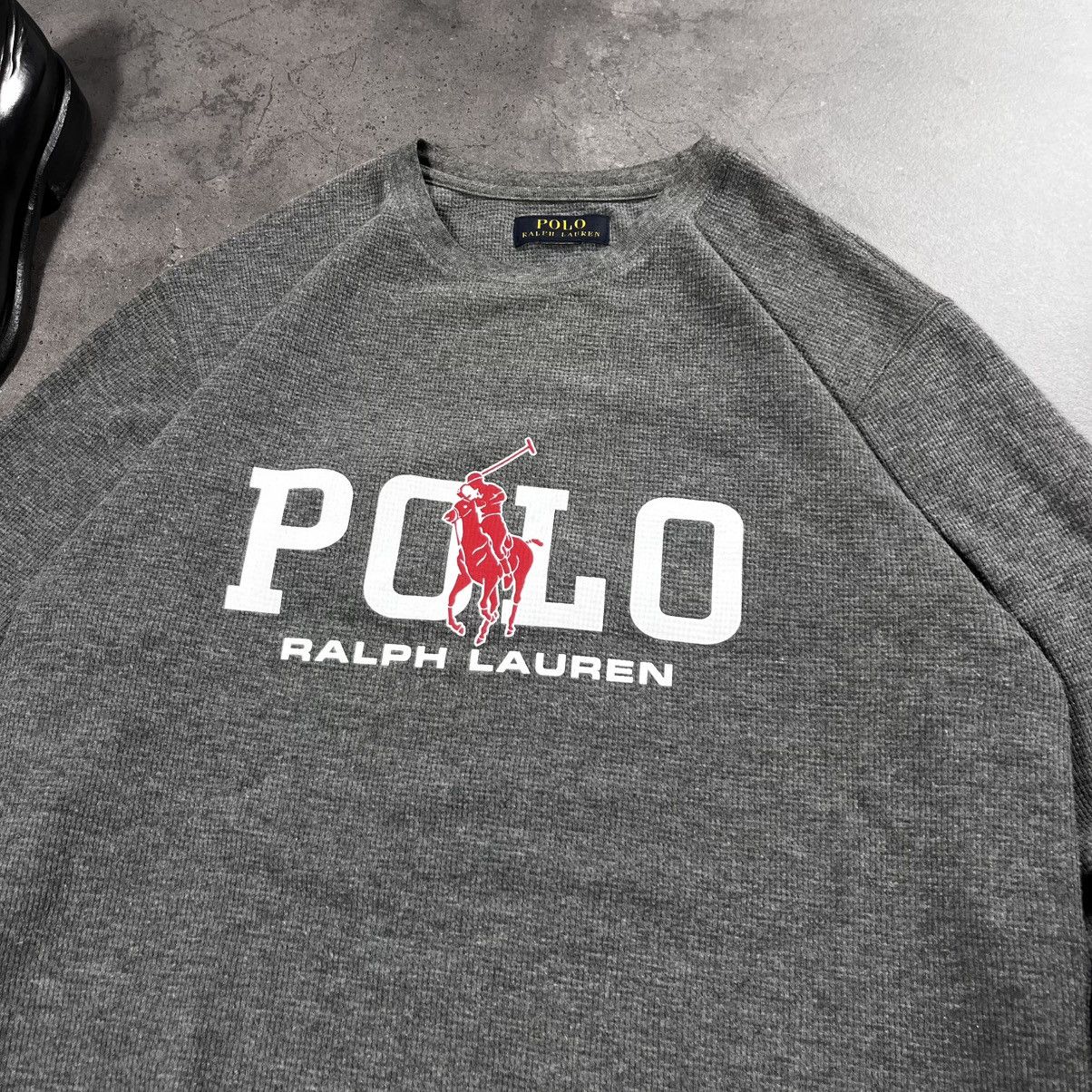 Polo Ralph Lauren Polo Ralph Lauren Big Logo Spellout Sweatshirt Crewneck Size US L / EU 52-54 / 3 - 3 Thumbnail