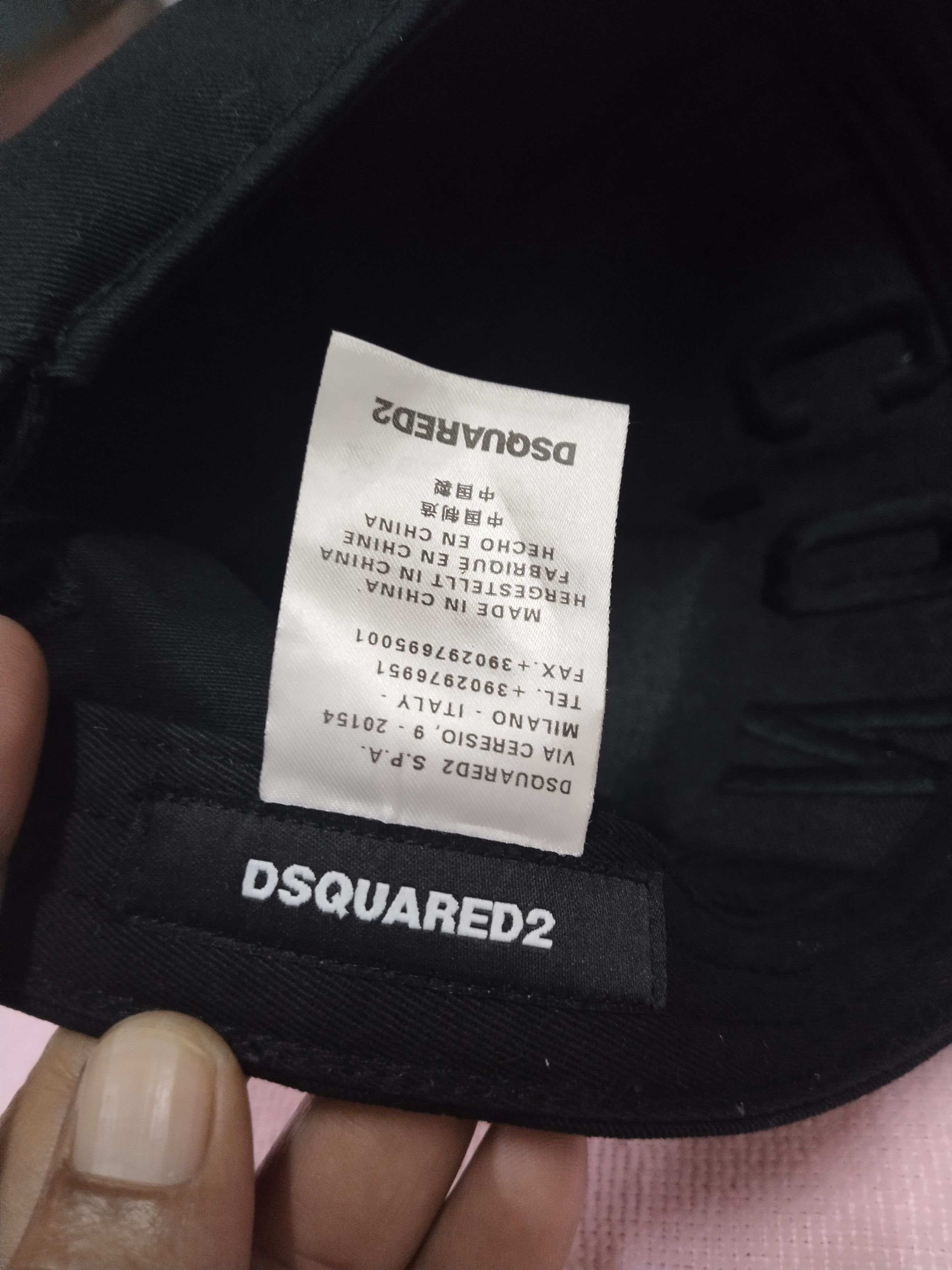 Dsquared2 ICON DISQUARED2 DISTRESSED STYLE TRIPLE BLACK HAT CAP Size ONE SIZE - 9 Thumbnail