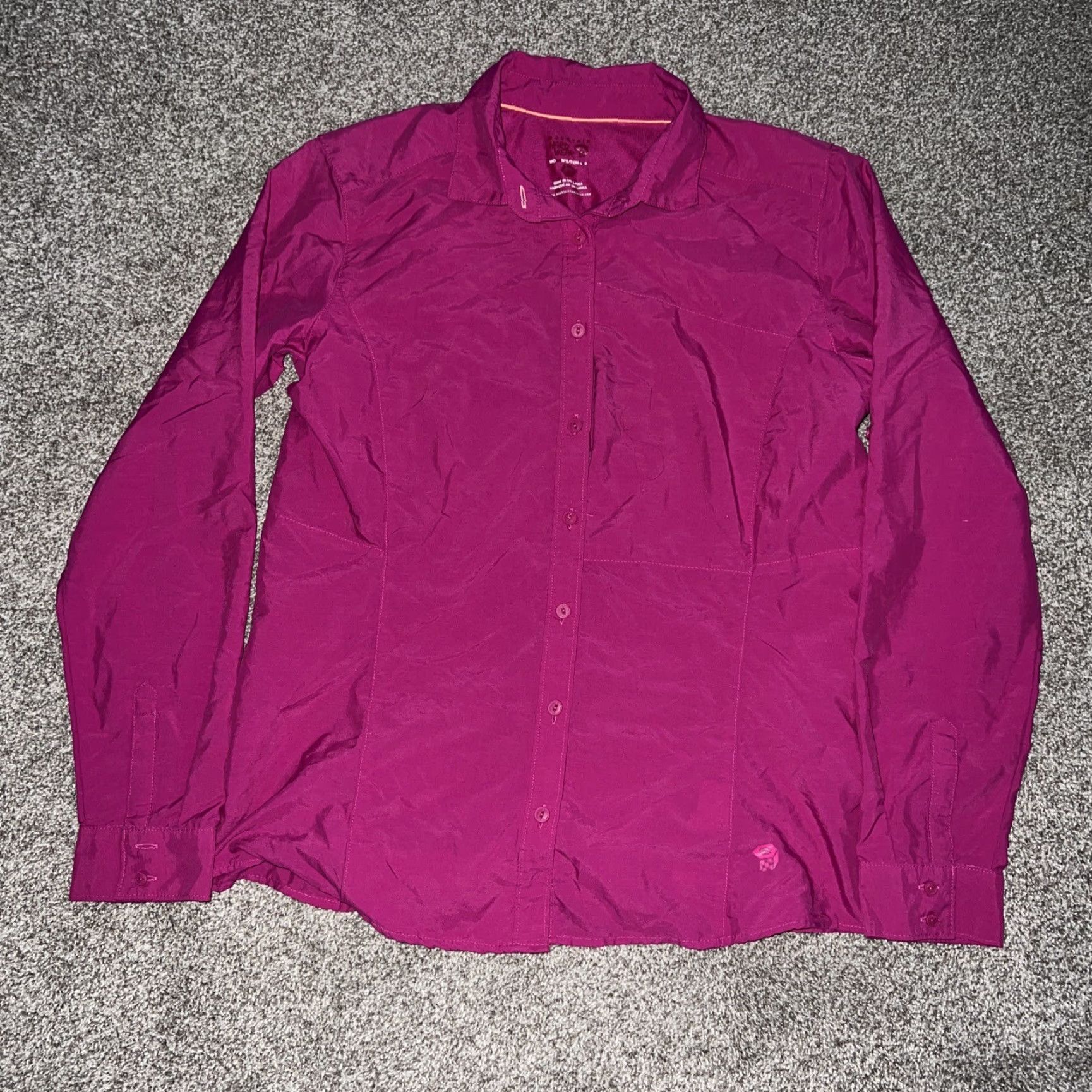 Mountain Hardwear VINTAGE Mountain Hard Gear Pink Button Up Shirt Womens Size M Size M / US 6-8 / IT 42-44 - 2 Thumbnail