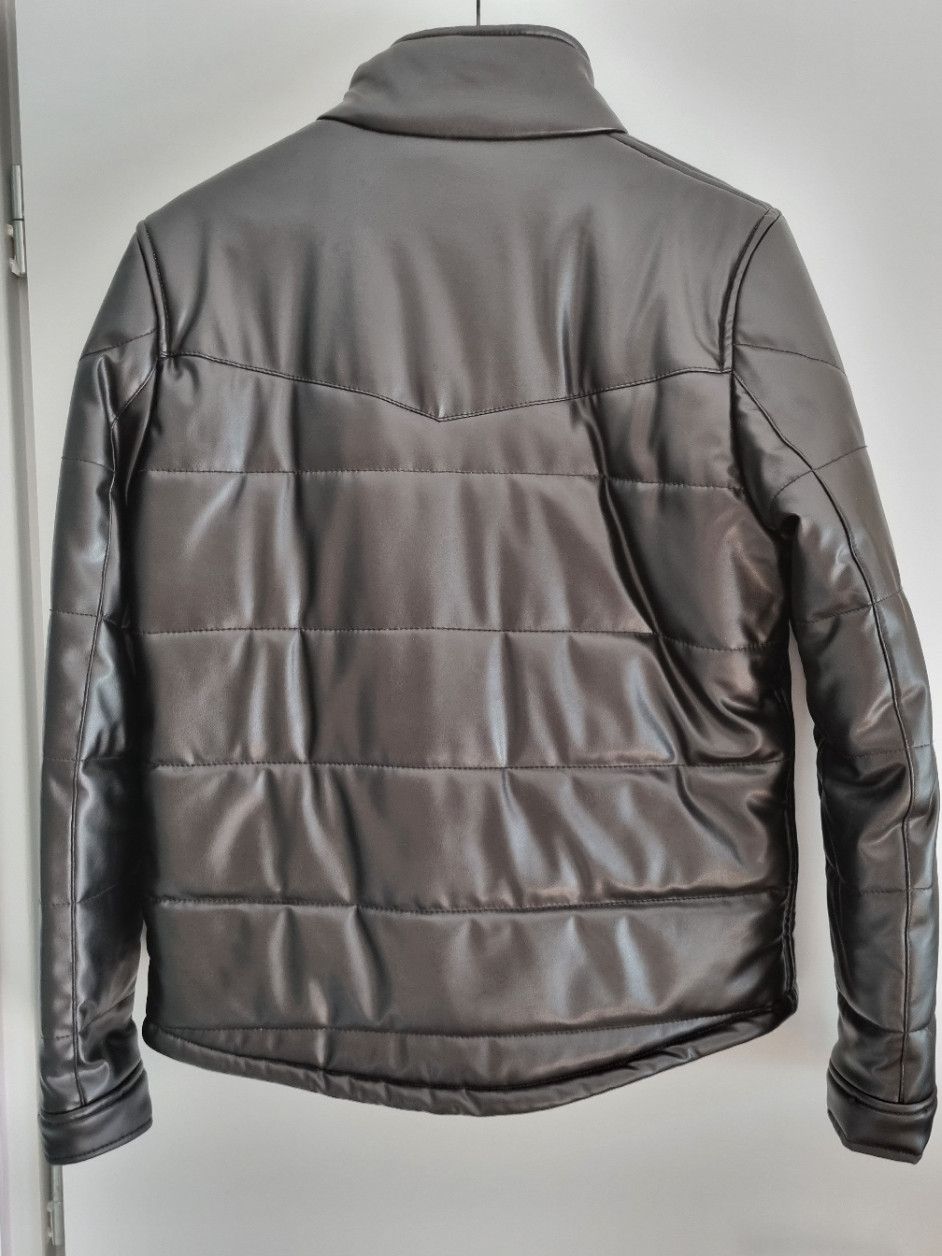 Zara black padded quilted puffer jacket Size US M / EU 48-50 / 2 - 2 Thumbnail