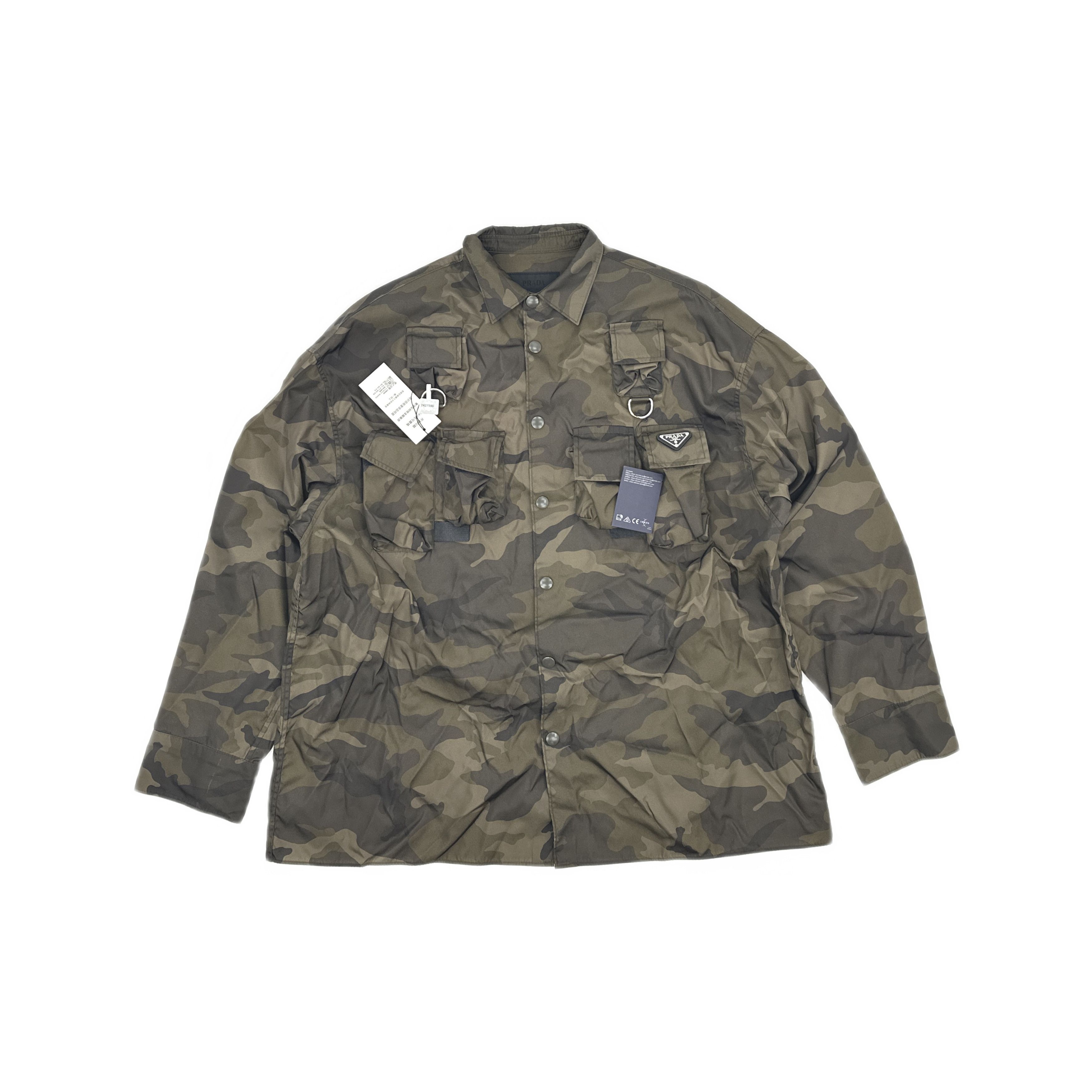 Prada Prada Camouflage Re-Nylon Shirt Jacket Size L Size US L / EU 52-54 / 3 - 1 Thumbnail