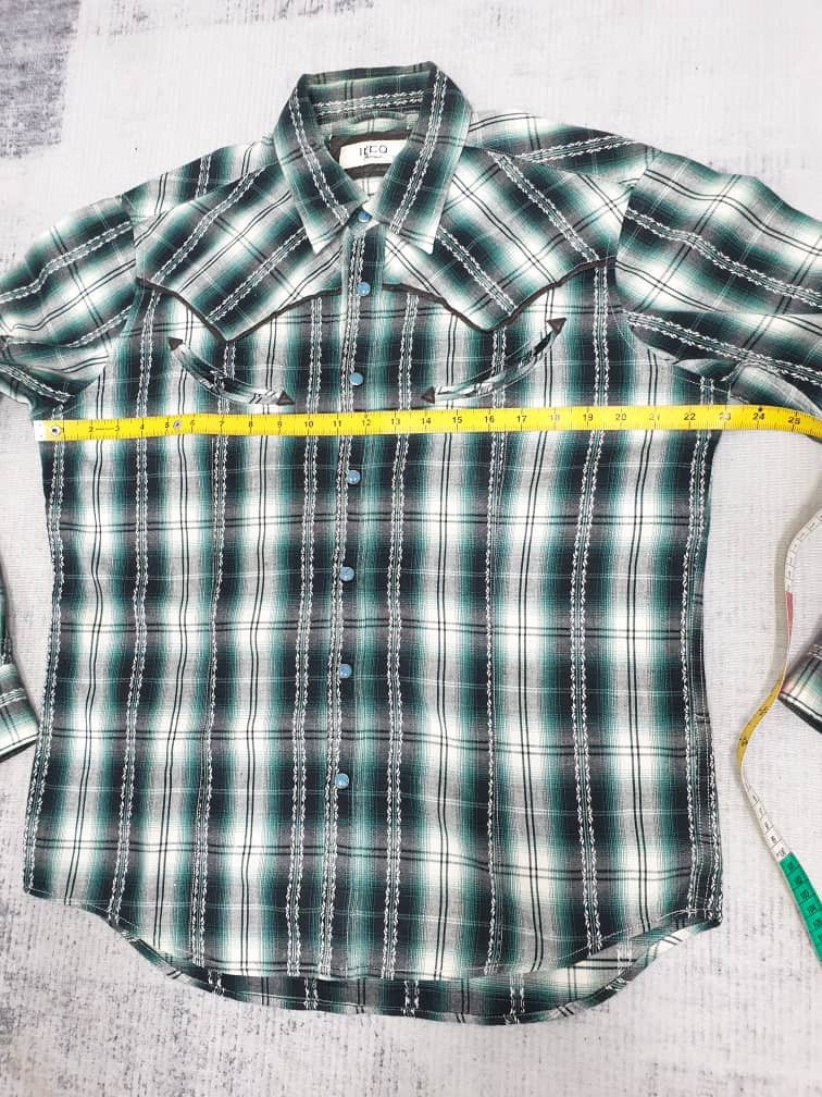Japanese Brand 💥Ikka smile pocket Japanese Western shirt Size US L / EU 52-54 / 3 - 10 Thumbnail