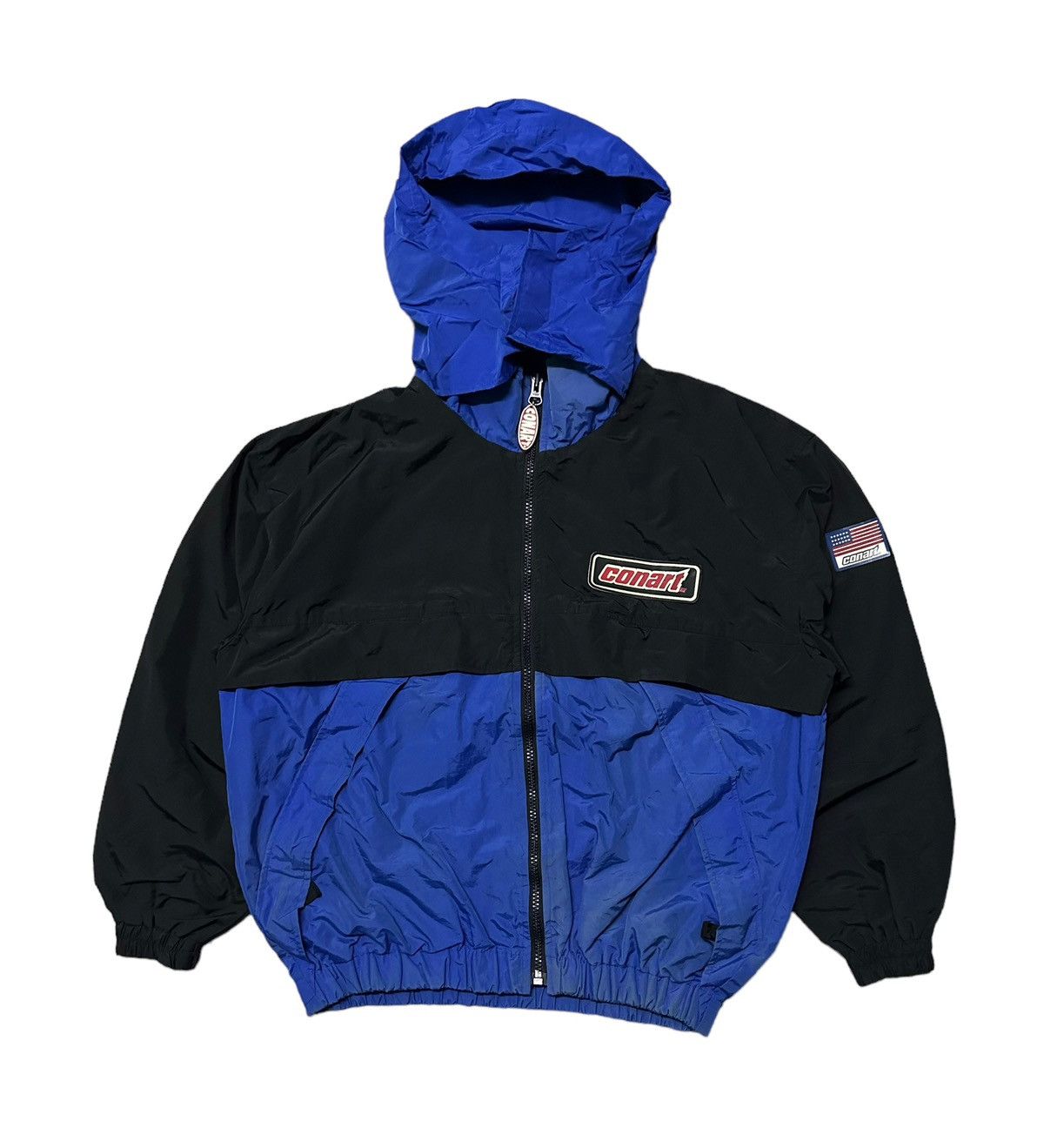 Vintage Vintage Conart outdoor jacket hooded Size US L / EU 52-54 / 3 - 1 Thumbnail