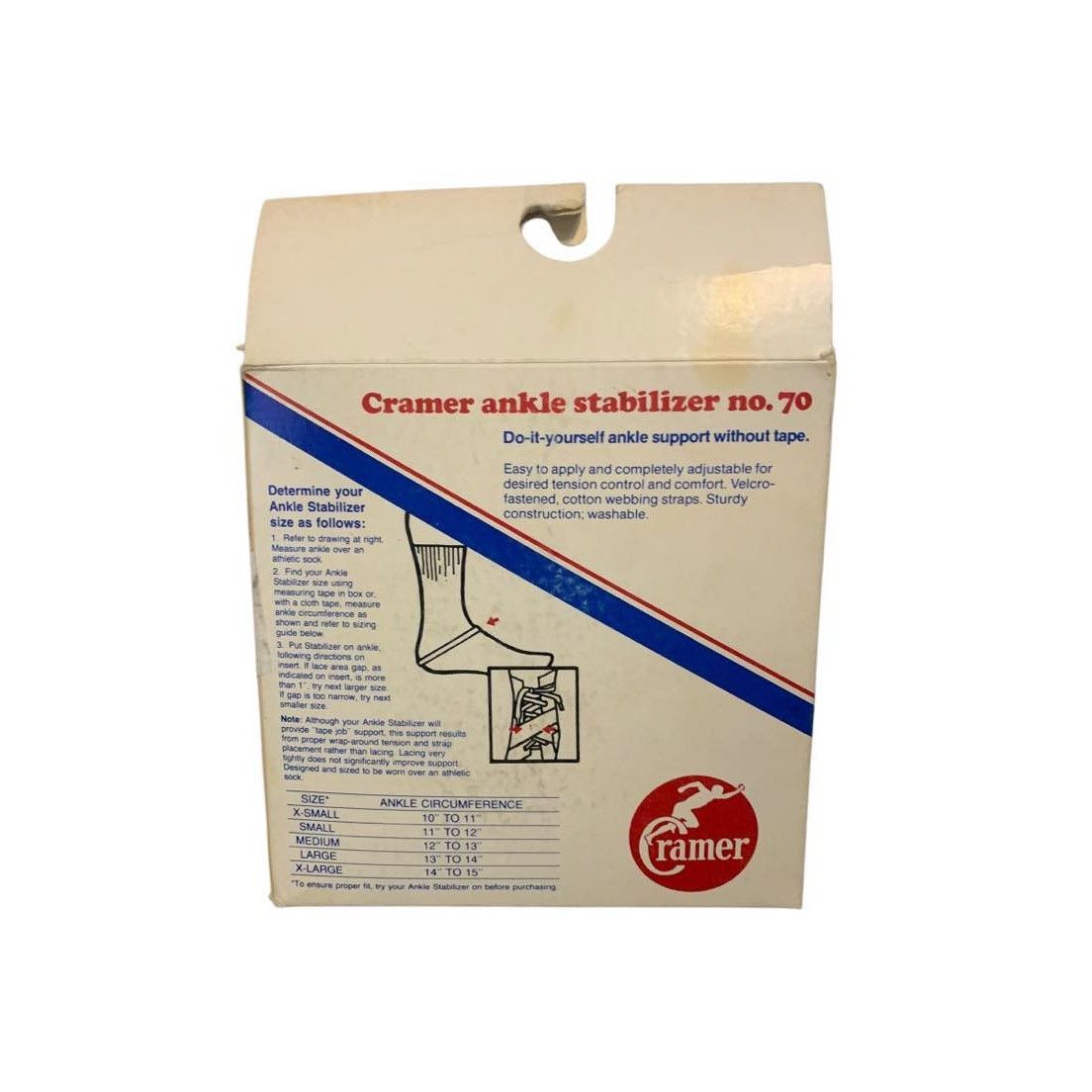Other Vintage Cramer No. 70 Ankle Stabilizer NOS New in Box Medium Size ONE SIZE - 2 Thumbnail