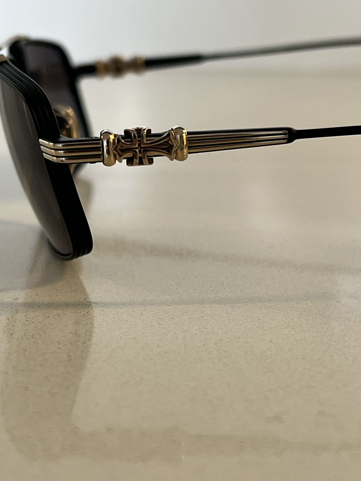 Chrome Hearts Lick'N Sunglasses (gold) Size ONE SIZE - 2 Thumbnail