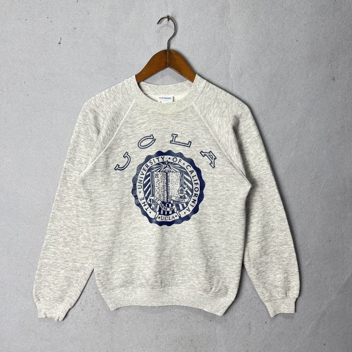 Vintage Vintage UCLA University Seal Sweatshirt Hanes USA Grey Size US M / EU 48-50 / 2 - 1 Thumbnail