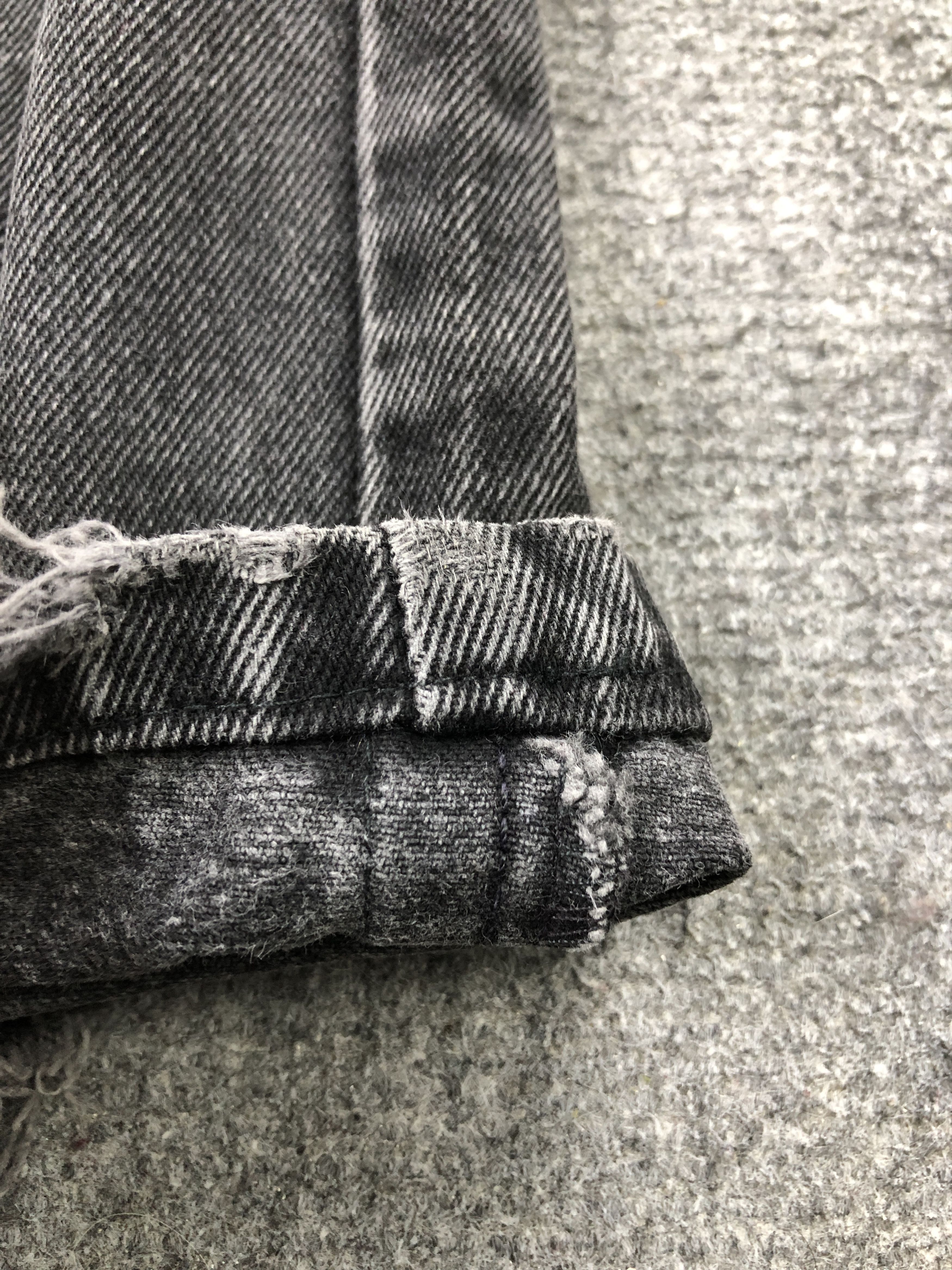 Levi's Vintage 90s Levis 505 Black Regular Fit Jeans DP2457 Size US 29 - 9 Thumbnail