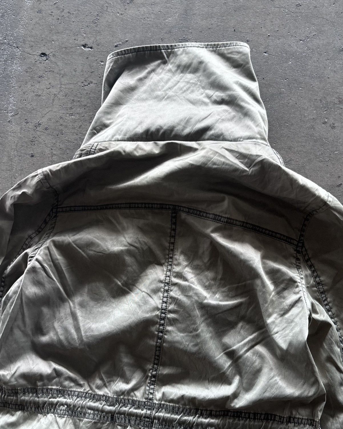 If Six Was Nine × Japanese Brand × Le Grande Bleu (L.G.B.) Cynical Garment Dyed Stone Washed Grey Jacket Size US M / EU 48-50 / 2 - 8 Thumbnail