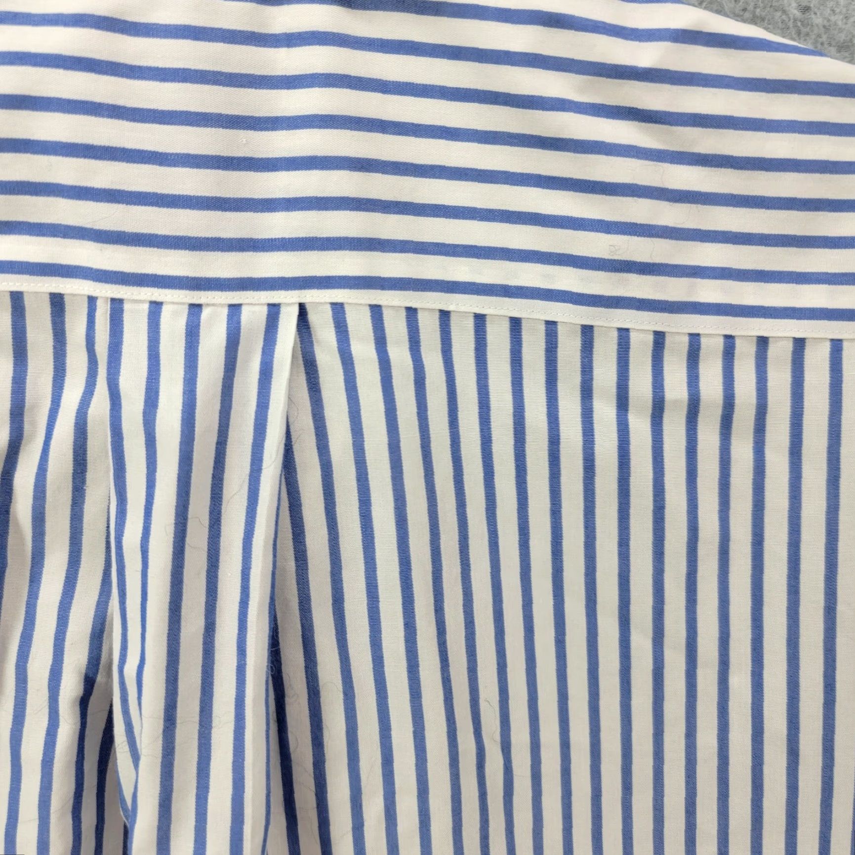 Brooks Brothers BROOKS BROTHERS SHIRT Men 16.5 6/7 Blue White Striped NON IRON Dress Casual Shirt Size US XL / EU 56 / 4 - 7 Thumbnail