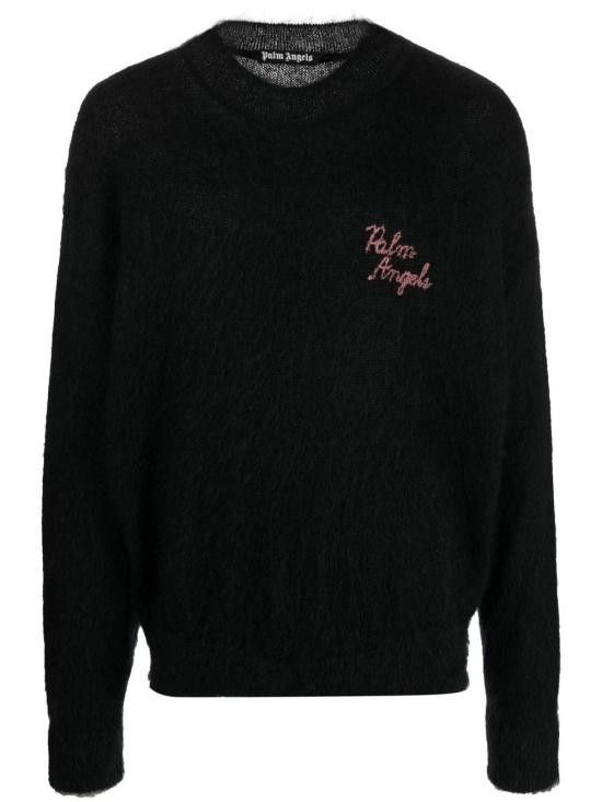 PALM ANGELS Men Sweater PMHE007F22KNI002 1032 Black