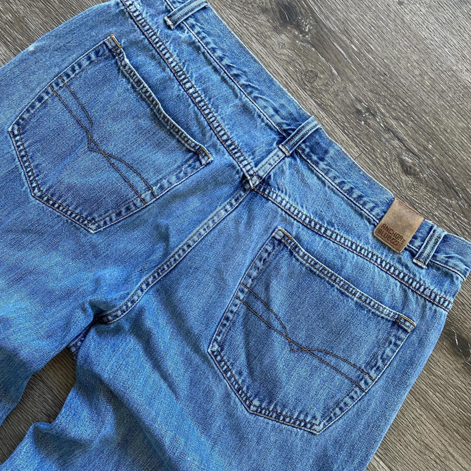 Anchor Blue × Vintage Vintage 00s Baggy Anchor Blue Jeans Size US 40 / EU 56 - 3 Thumbnail