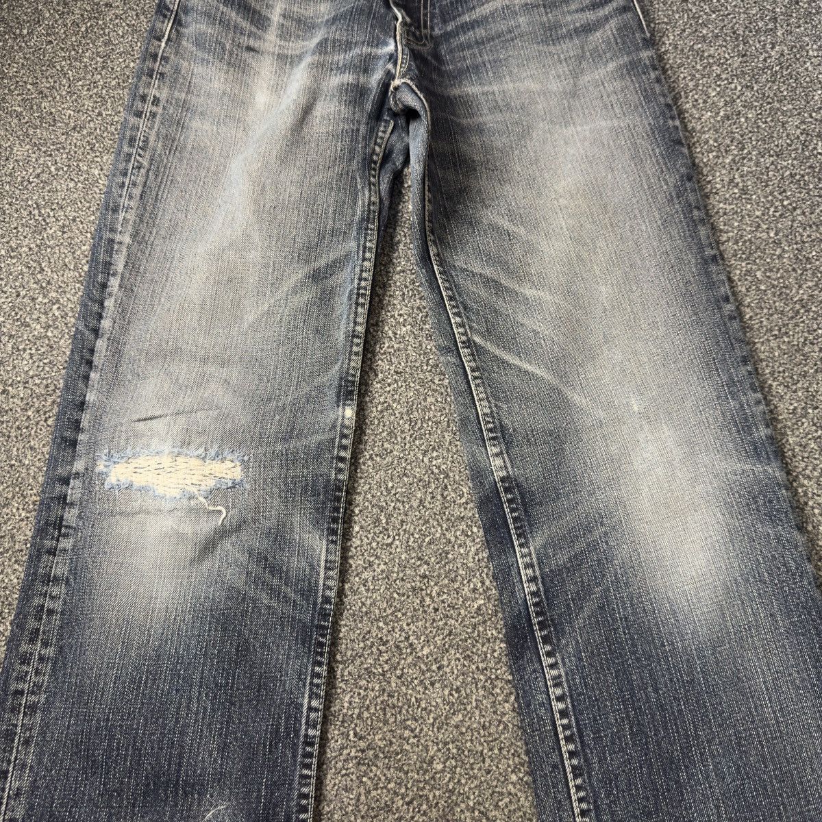 Seditionaries Vintage 90s Levis 502 Tough Distressed Denim W30 Size US 30 / EU 46 - 4 Thumbnail