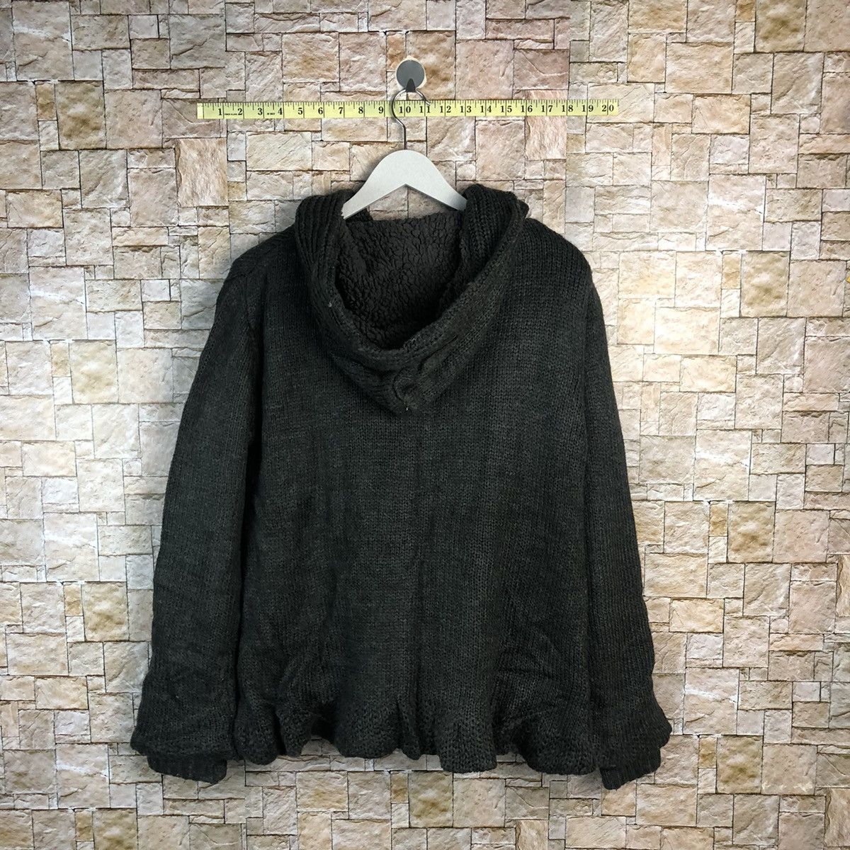 Vintage Grail Black Hoodie Knitwear #A890 Size US L / EU 52-54 / 3 - 12 Thumbnail