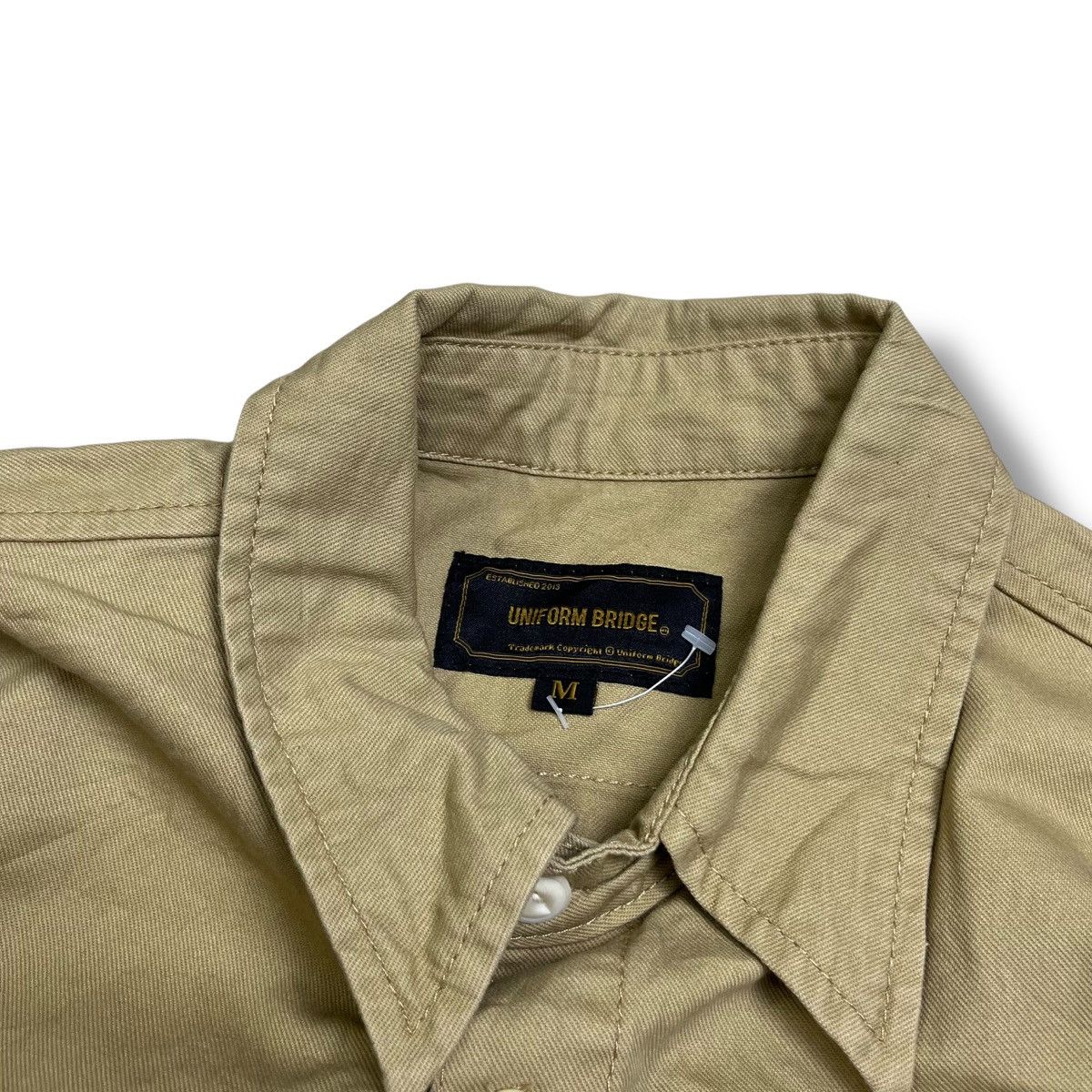 Issey Miyake Uniform Bridge Utility Pocket Button Shirt — Khaki / Size M Size US M / EU 48-50 / 2 - 4 Thumbnail