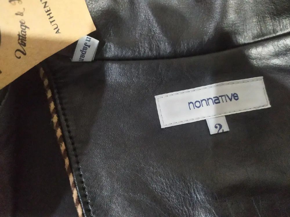 Japanese Brand × Nonnative NONNATIVE DOUBLE RIDER KIP CAFECTO LEATHER JACKET Size US M / EU 48-50 / 2 - 4 Thumbnail
