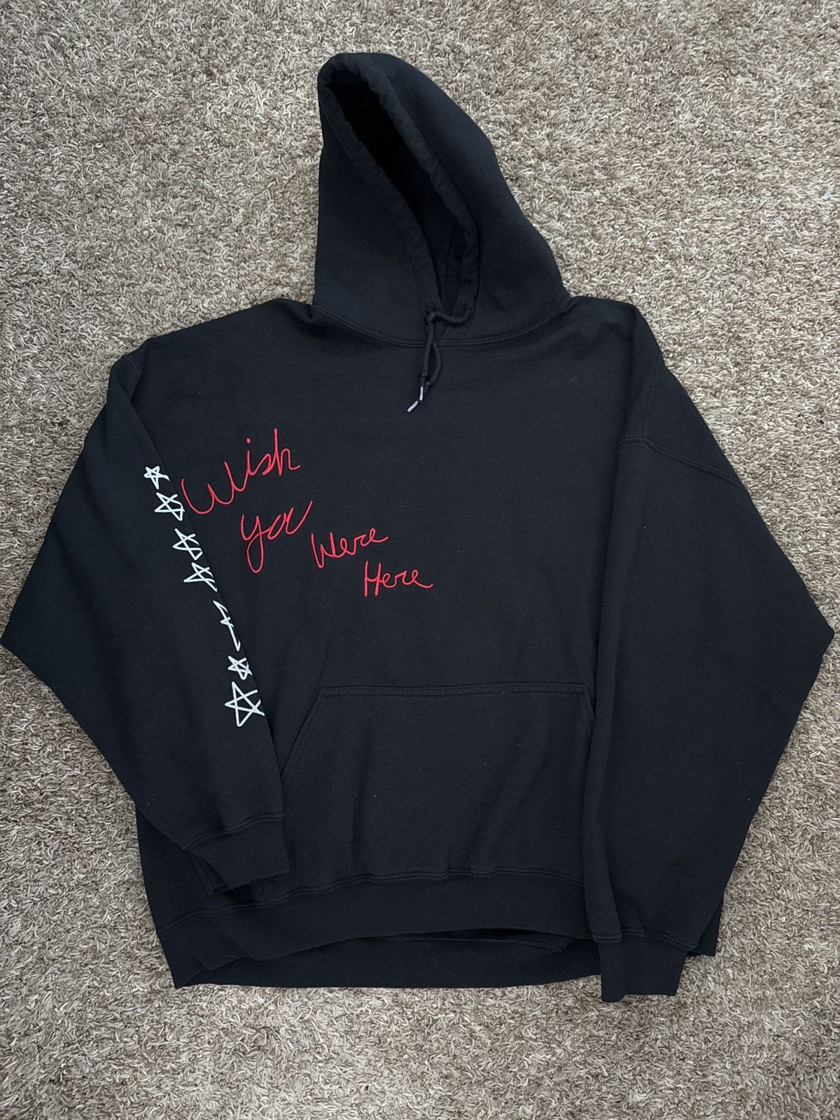 Travis Scott Astroworld Wish You Were Here Tour Hoodie *RARE Size US XL / EU 56 / 4 - 2 Thumbnail