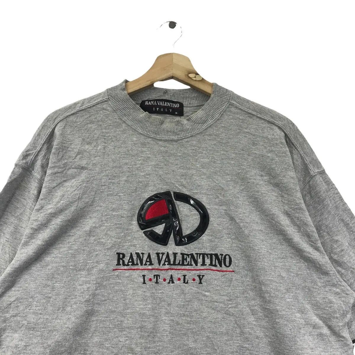 Vintage Vtg 90’ RANA VALENTINO ITALY Sweatshirt Box Logo Sweater Size M / US 6-8 / IT 42-44 - 2 Thumbnail