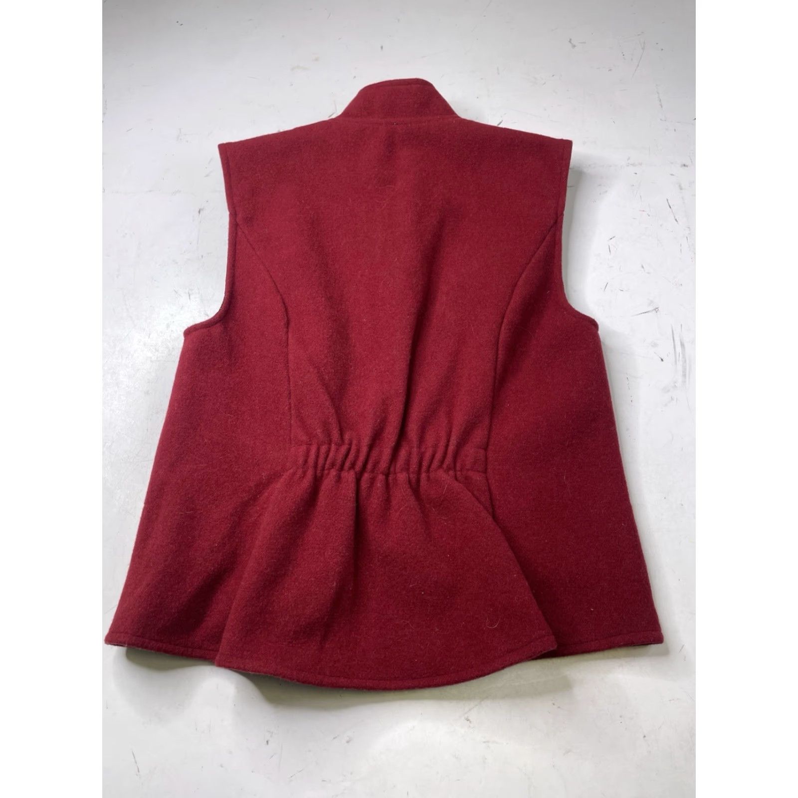 Vintage Wyoming Traders Vest Womens Small Red Wool Western Riding Cowboy Full Zip Size S / US 4 / IT 40 - 7 Thumbnail
