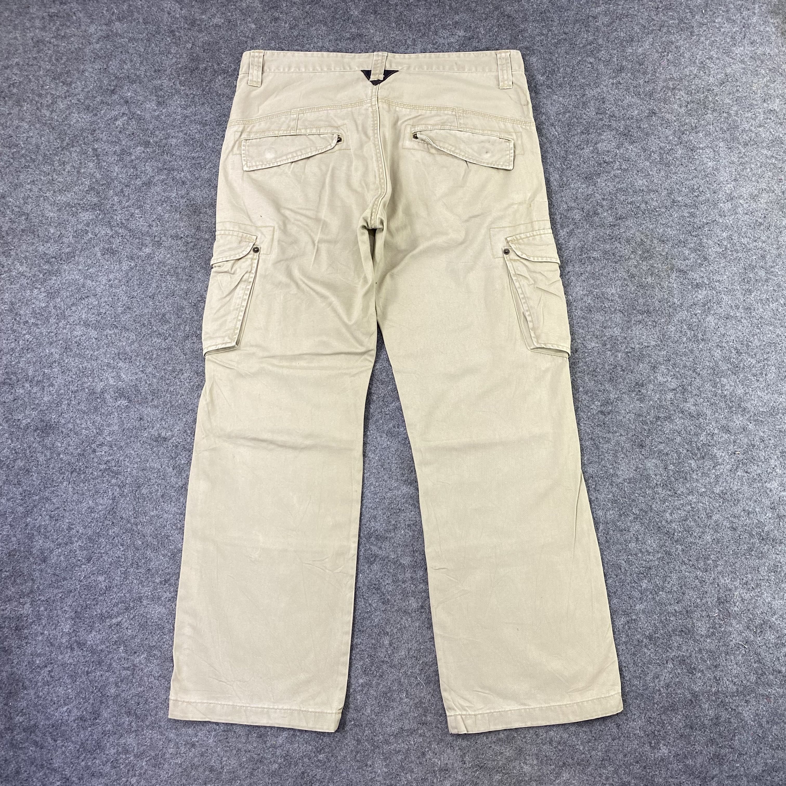 Hanes × Vintage 🔴U.S.A - Hanes North U.S.A Multi Pocket Cargo Pant-C019 Size US 34 / EU 50 - 2 Thumbnail