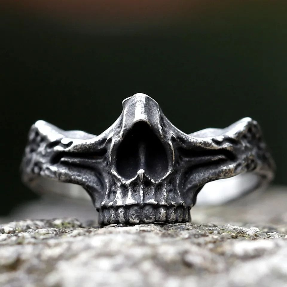 Japanese Brand × Vintage Gothic skull ring Size ONE SIZE - 1 Thumbnail