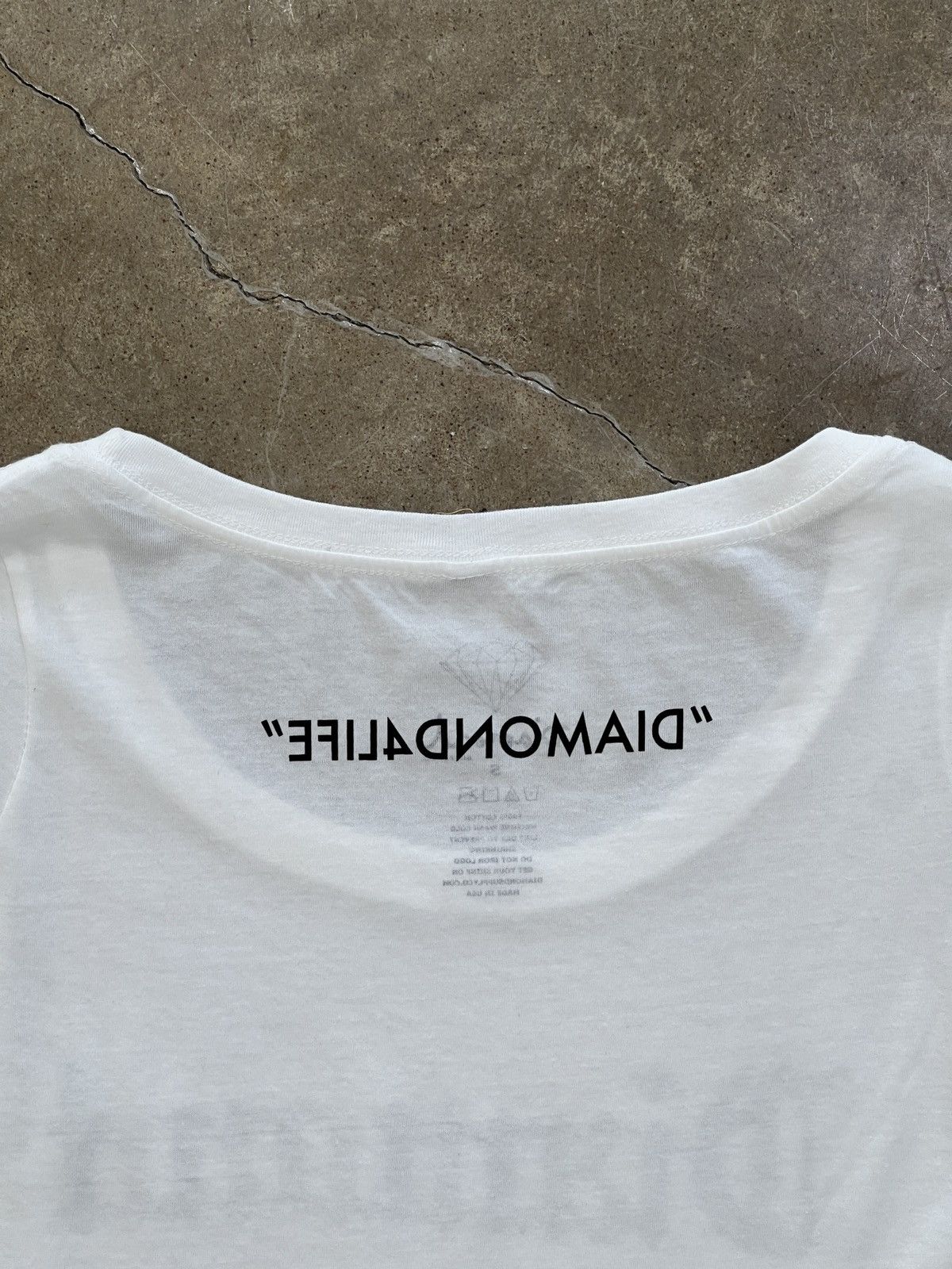 Diamond Supply Co. Diamond Supply Old English Script Tee White Small Size S / US 4 / IT 40 - 5 Thumbnail