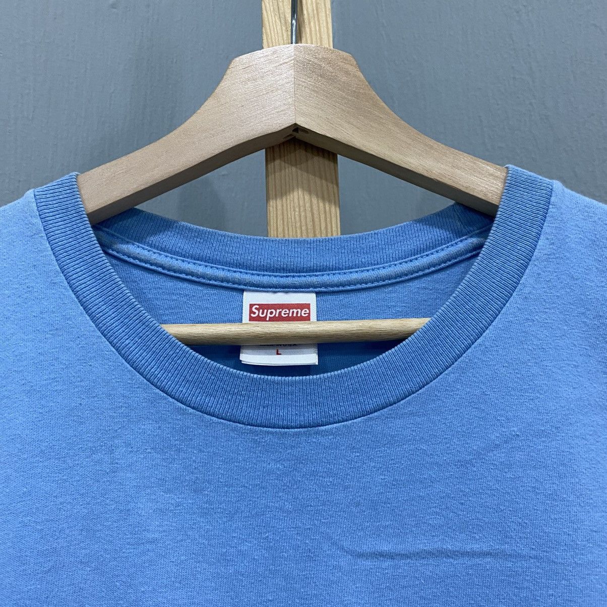 Supreme Supreme Tonal Box Logo Tee Light Blue Archive Size US L / EU 52-54 / 3 - 11 Thumbnail