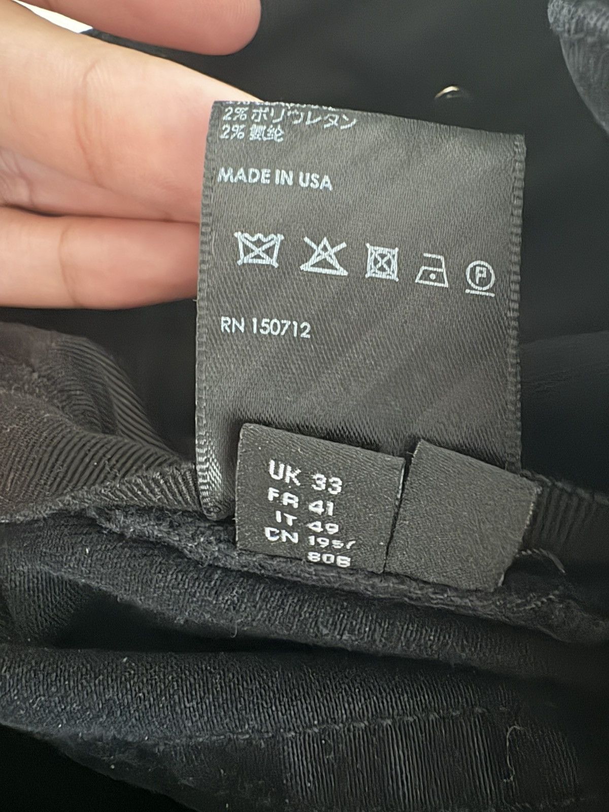 Amiri Black Amiri Plaid Patch Mx1 jeans Size US 33 - 7 Thumbnail