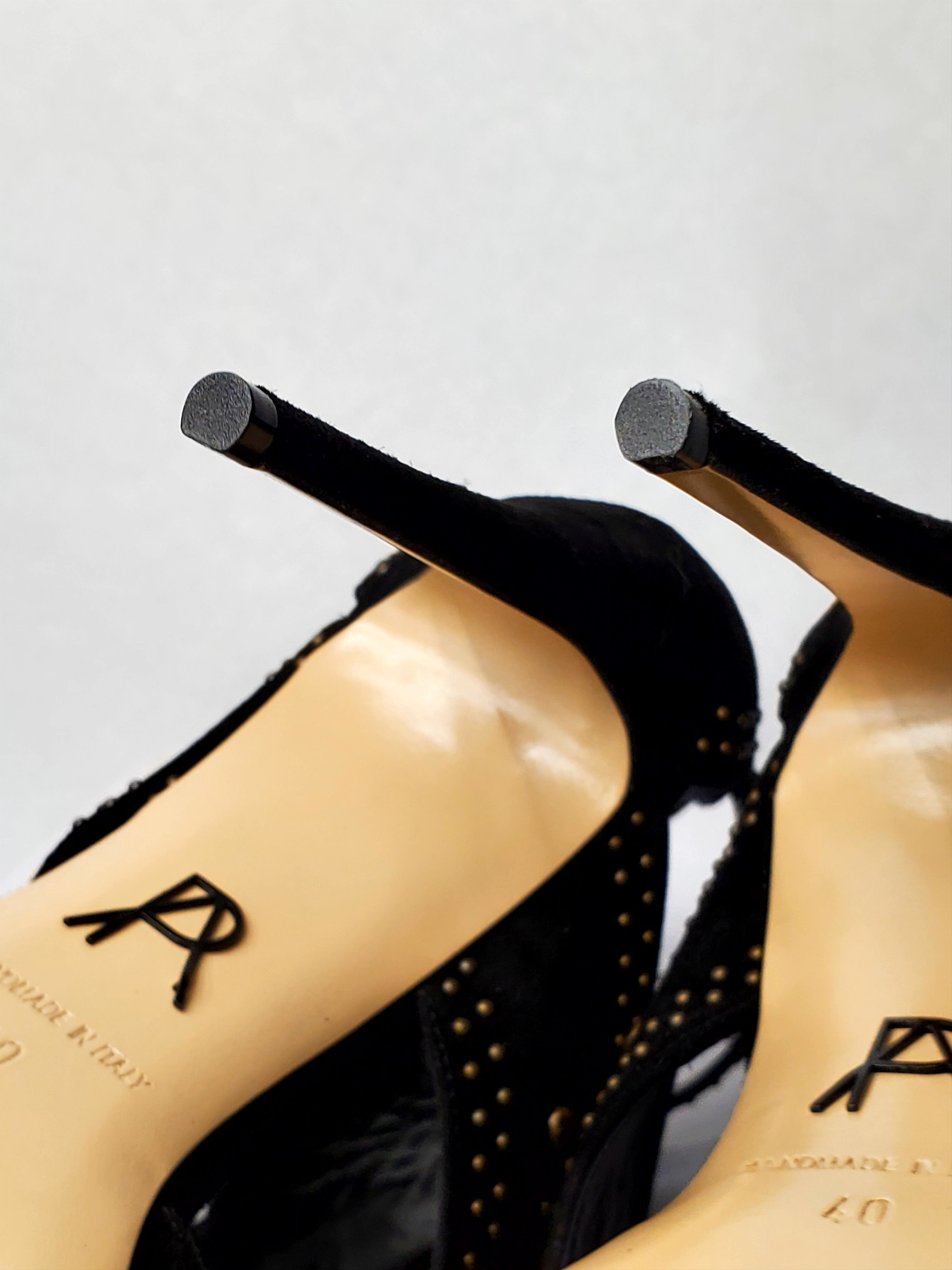 Paul Andrew Paul Andrew Sharifa Suede Sandals – NYFW 2016 Runway Size US 9 / IT 39 - 7 Thumbnail