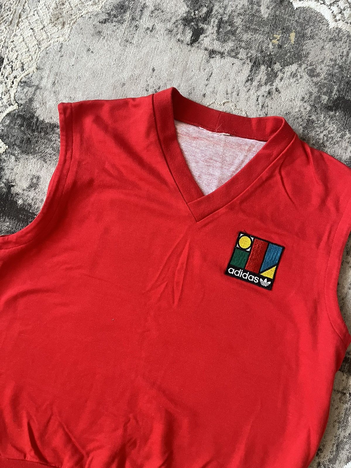 Adidas Vintage Adidas 80s Ivan Lendl vest sweatshirt West Germany Size US M / EU 48-50 / 2 - 3 Thumbnail