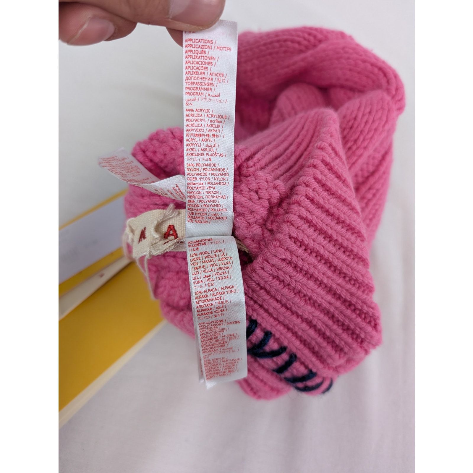 Marni o1rshd1 Size: M / Balaclava Scarf Cap / Hat in Pink Size ONE SIZE - 13 Thumbnail