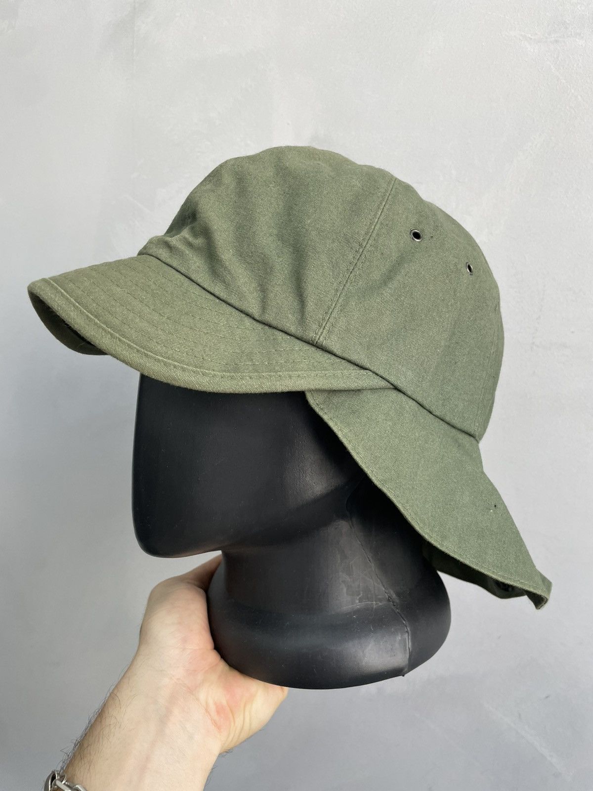 Japanese Brand Vintage rare Japanese military army Rick owens style hat cap Size ONE SIZE - 1 Thumbnail
