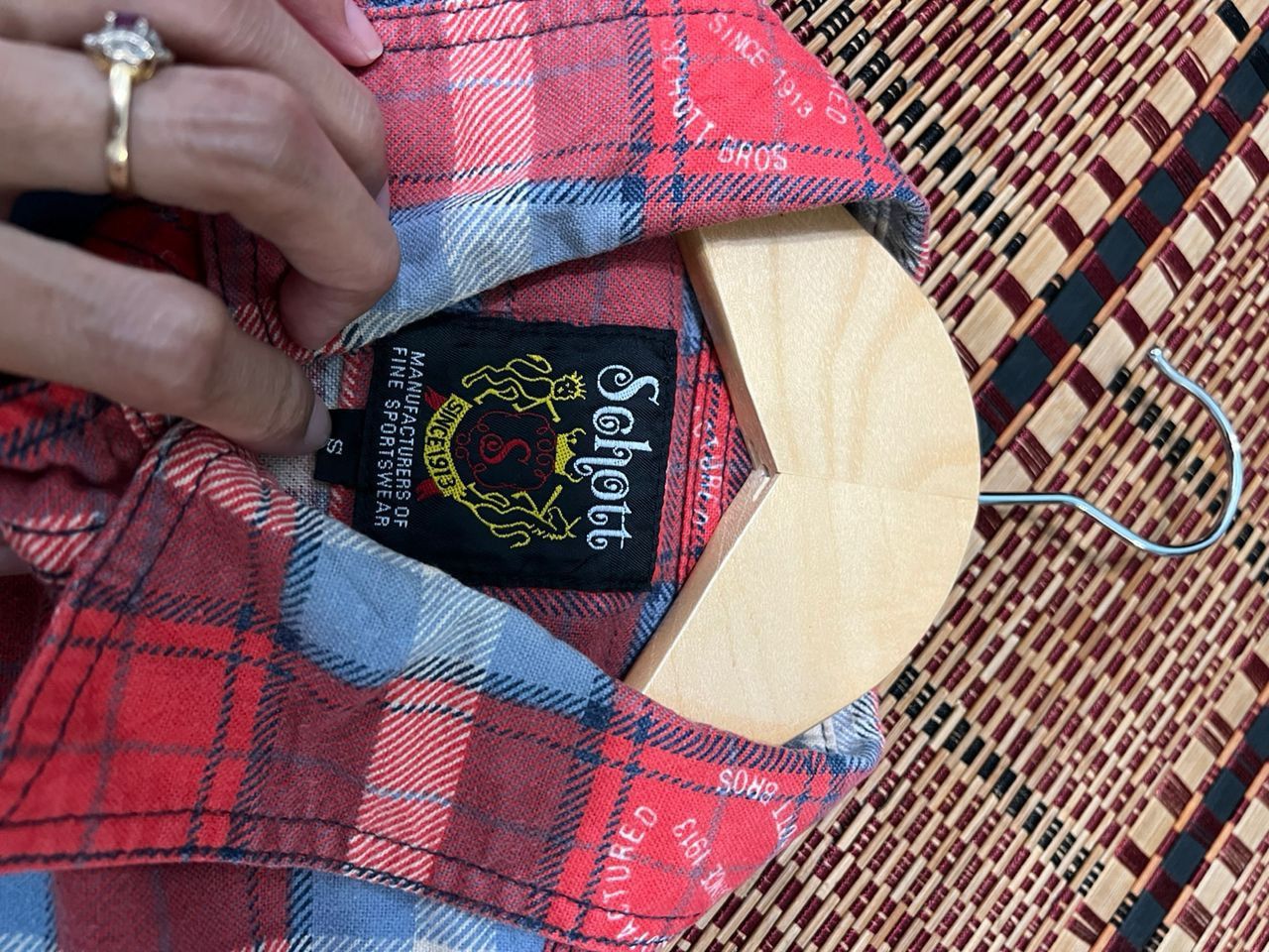 Schott Schott Bros NYC Flannel Size US S / EU 44-46 / 1 - 9 Thumbnail