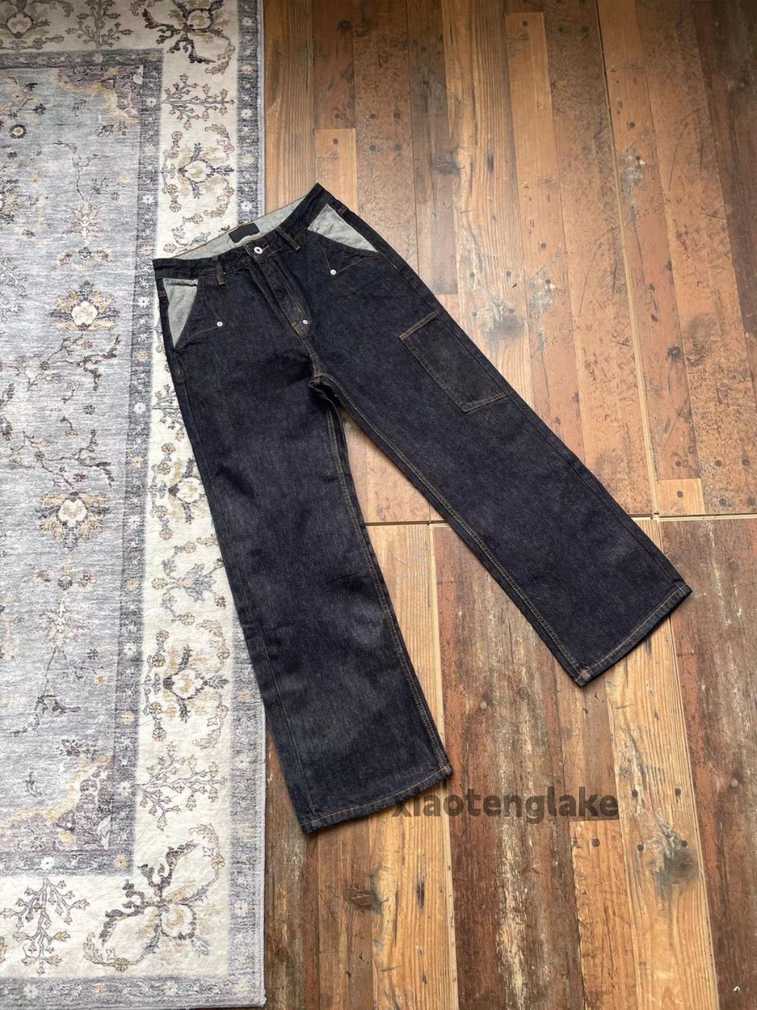 Jean zx utility punk yuppie workwear carpenter baggy jeans Size US 32 / EU 48 - 2 Thumbnail