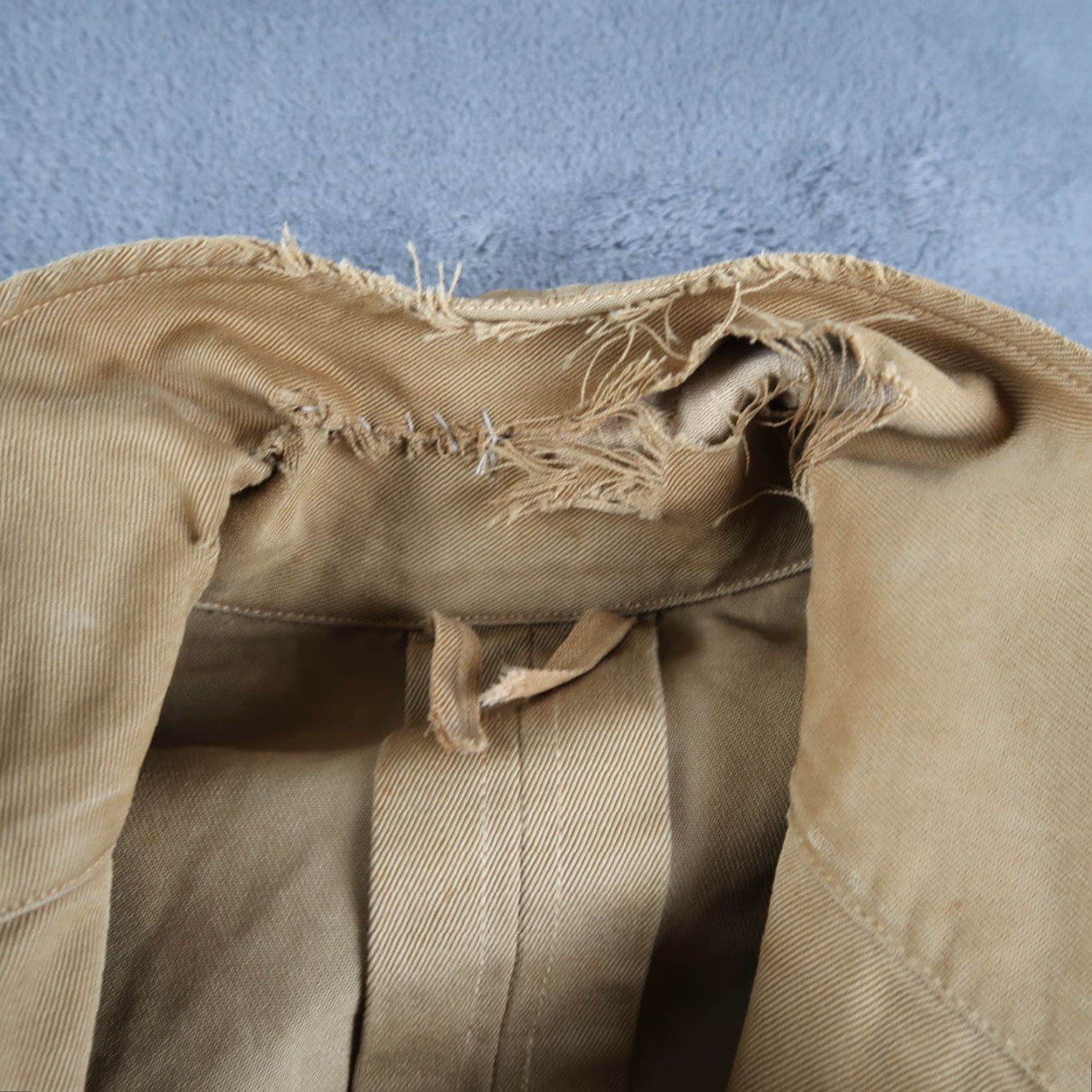 Vintage VINTAGE Hunting Jacket Mens Regular M Khaki Cotton Solid 40s Outdoor Vintage Size US M / EU 48-50 / 2 - 7 Thumbnail