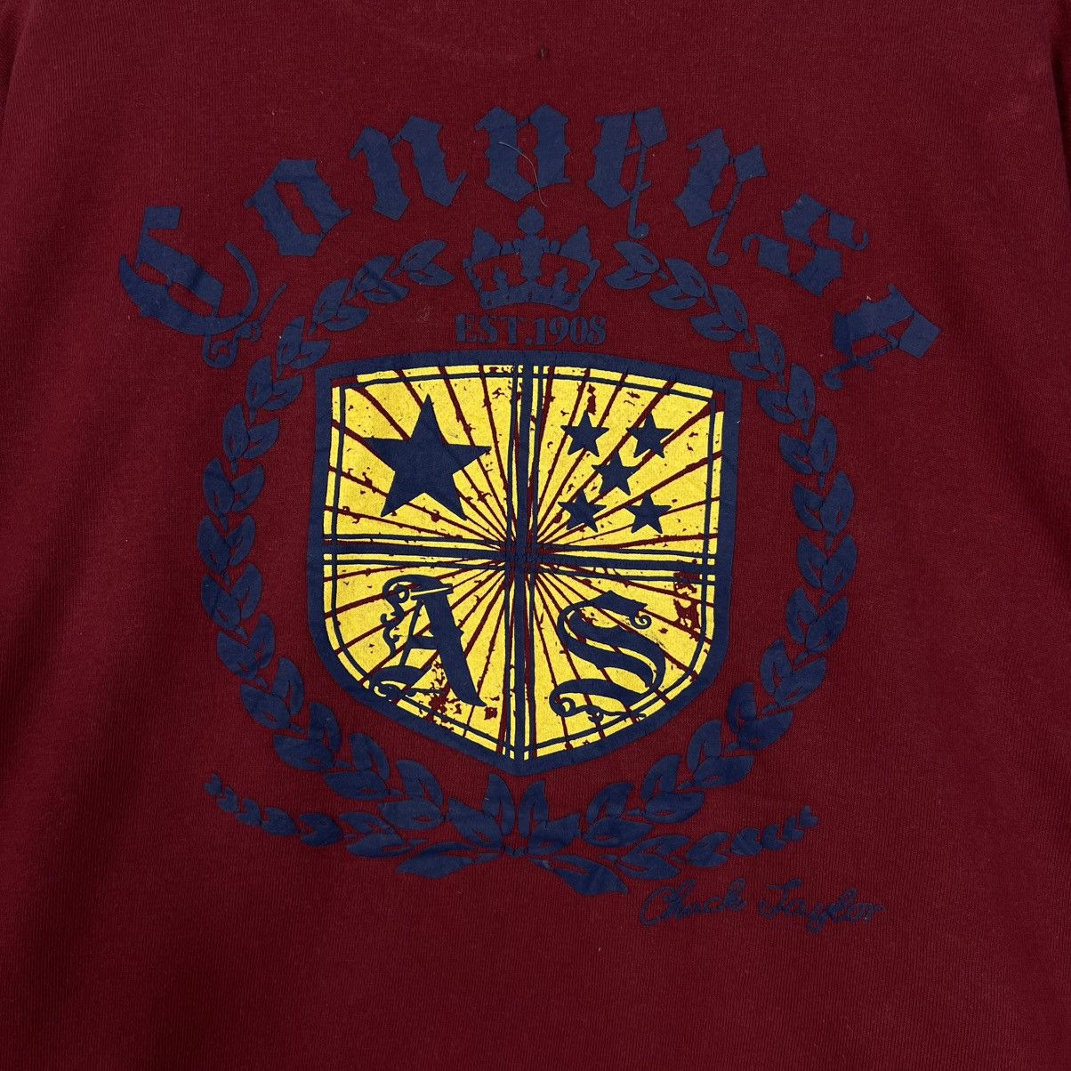 Converse CONVERSE Big Logo Crewneck Sweatshirt #3991-C182 Size US XL / EU 56 / 4 - 3 Thumbnail