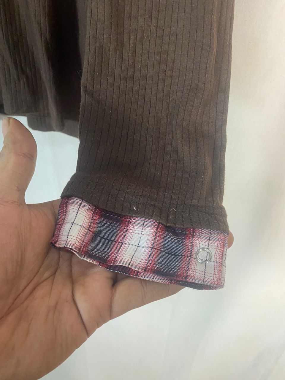 Japanese Brand Male&co double half snap button long sleeve shirt Size US S / EU 44-46 / 1 - 8 Thumbnail
