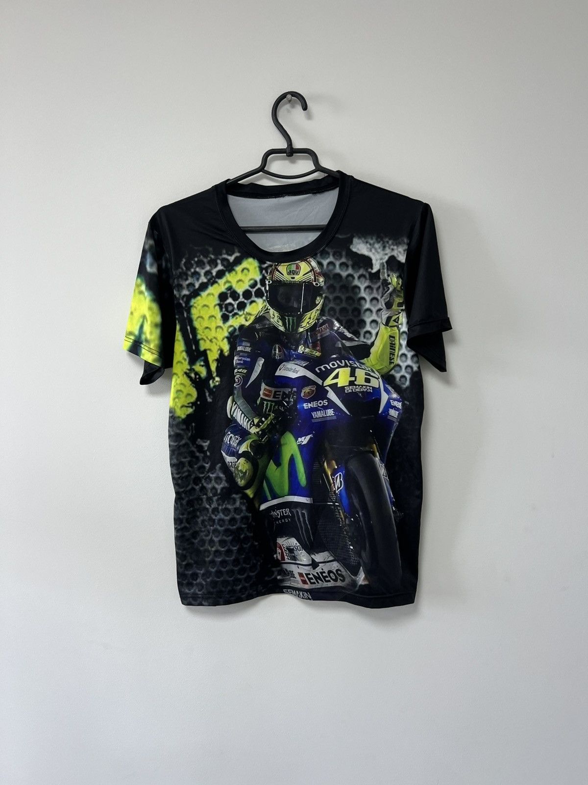 Vintage Valentino Rossi Racing VR46 Jersey Yamaha Motorcycle sz M Size US M / EU 48-50 / 2 - 2 Thumbnail