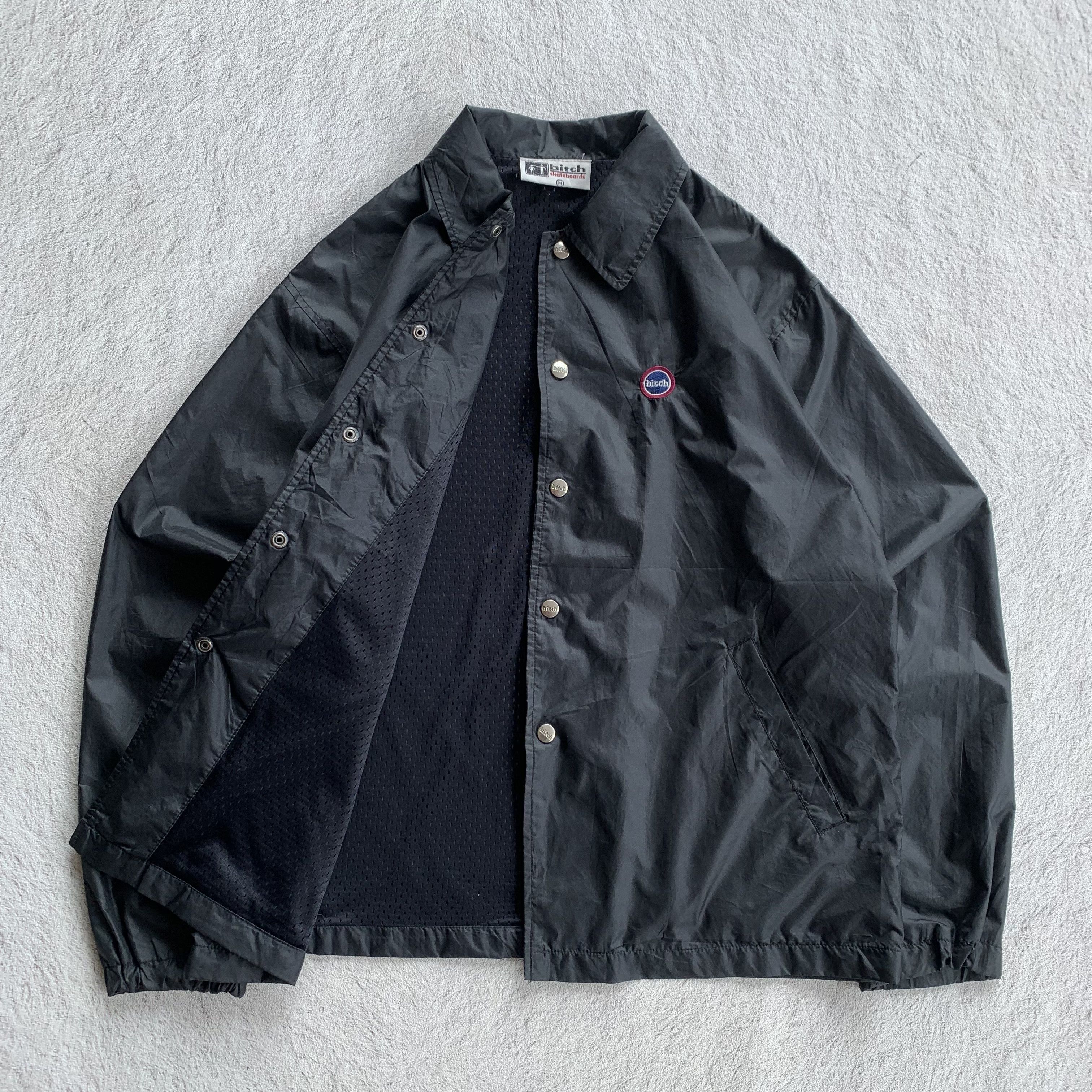 ジャケット・アウター 90s Bitch skateboards nylon coach jacket bitch skatebords ナイロンコーチジャケット ネイビー 90s Bitch