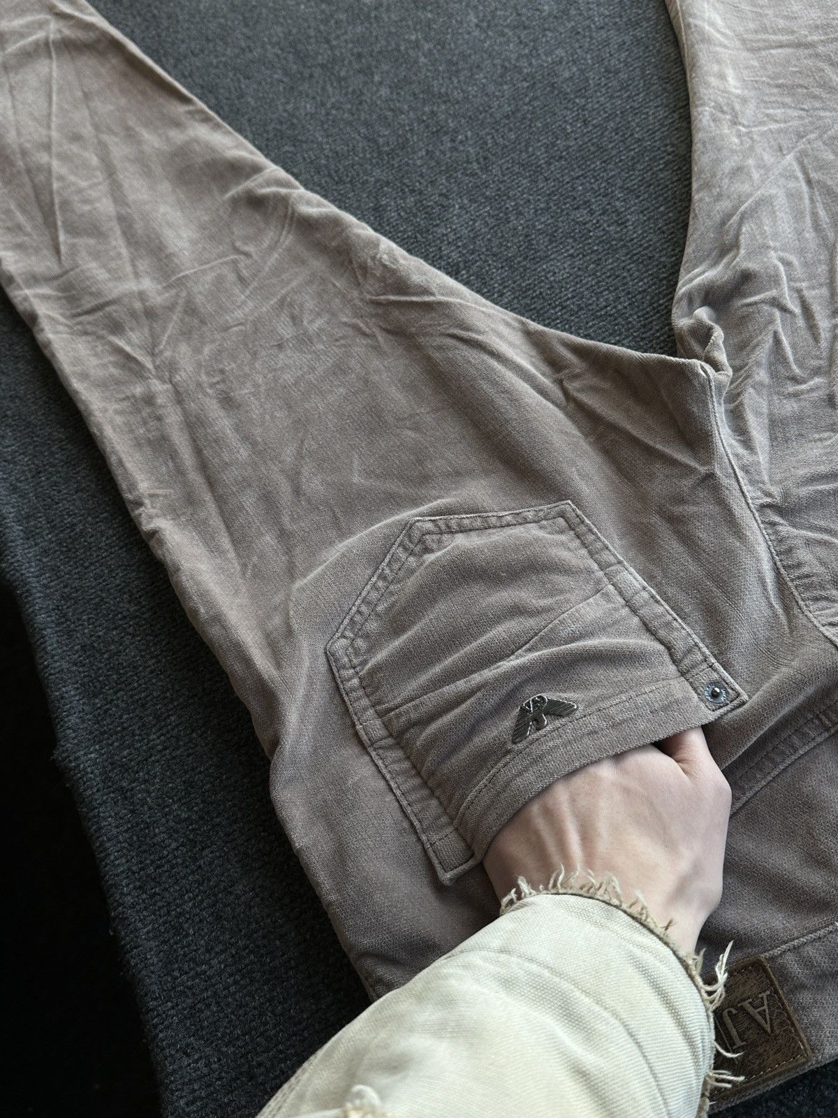 Armani 🚨 ARMANI JEANS LUXURY OLD MONEY relax BEIGE/GRAY Womens Size 30" / US 8 / IT 44 - 16 Thumbnail