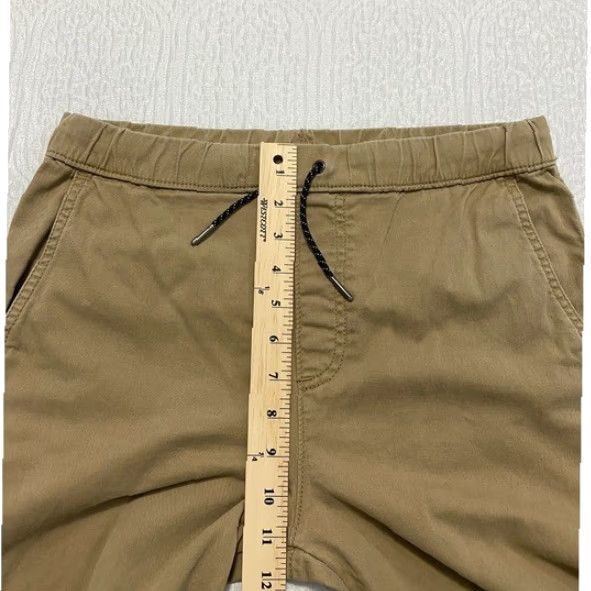 Vintage Urban Pipeline Jogger Pants Mens 30x29 Khaki Beige Chino Stretch Drawstring Relaxed Pockets Casual Size US 30 / EU 46 - 5 Thumbnail