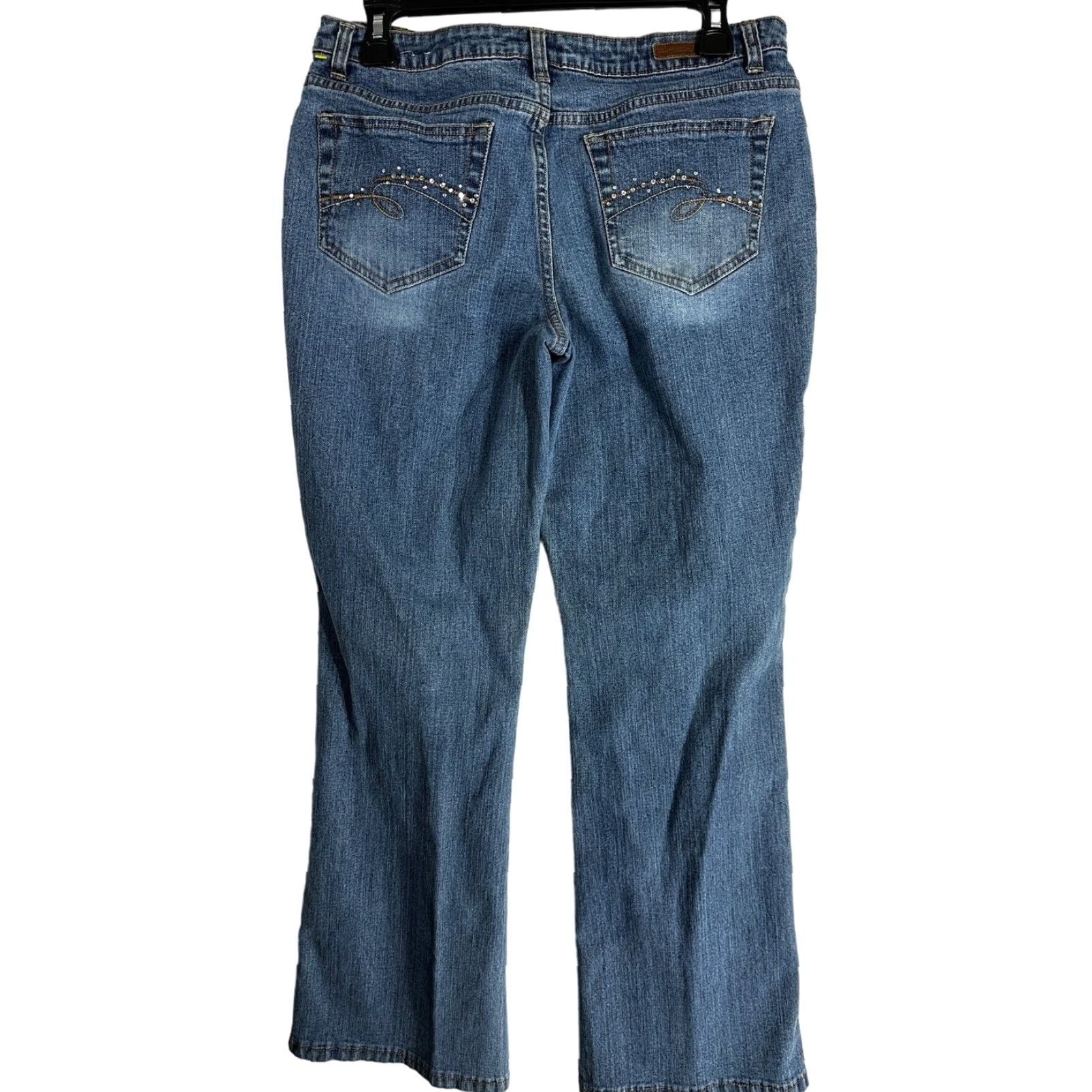 Vintage VINTAGE The Limited Y2K Simple Low Flare Jeans Women 16 Modern Blue Cotton Denim 30in 30in Regular 5-Pocket Size 30" / US 8 / IT 44 - 2 Thumbnail