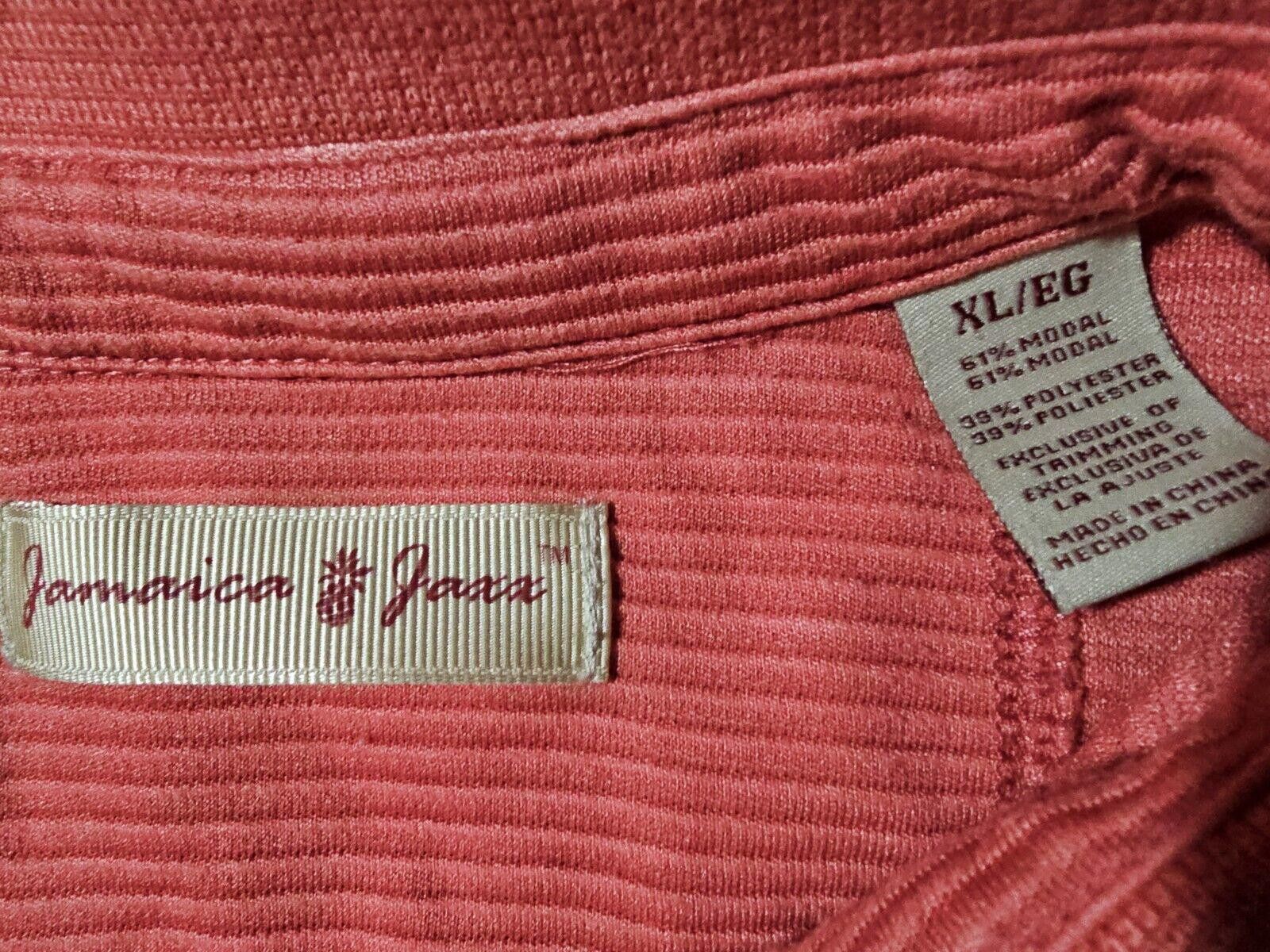 Designer Jamaica Jaxx Men’s XL Short Sleeve Salmon Modal Polo Shirt Size US XL / EU 56 / 4 - 3 Thumbnail