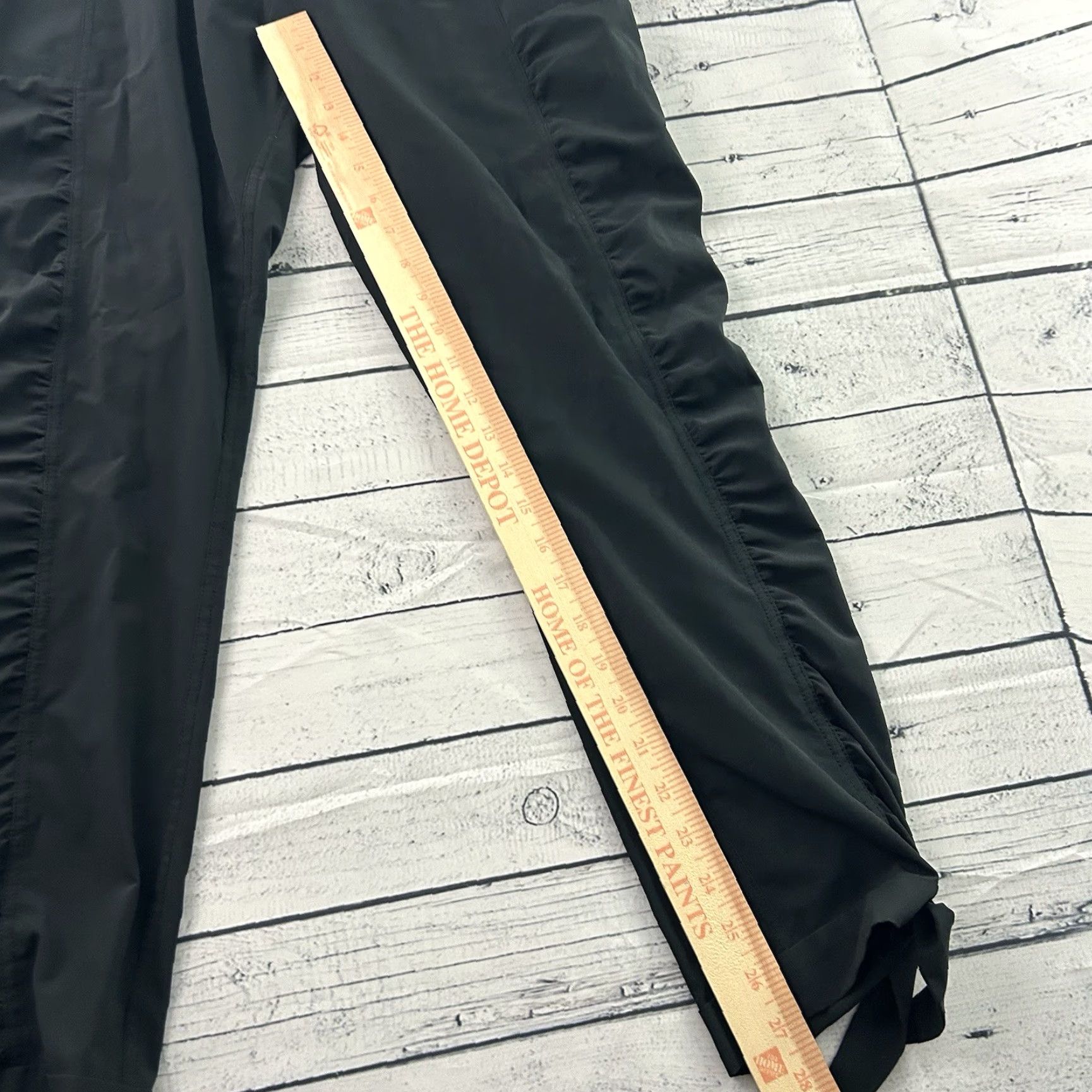 Prana prAna Bindu Cropped Joggers Pants Women's S Black Athletic Tie Bottoms Cropped Activewear Size 28" / US 6 / IT 42 - 2 Thumbnail