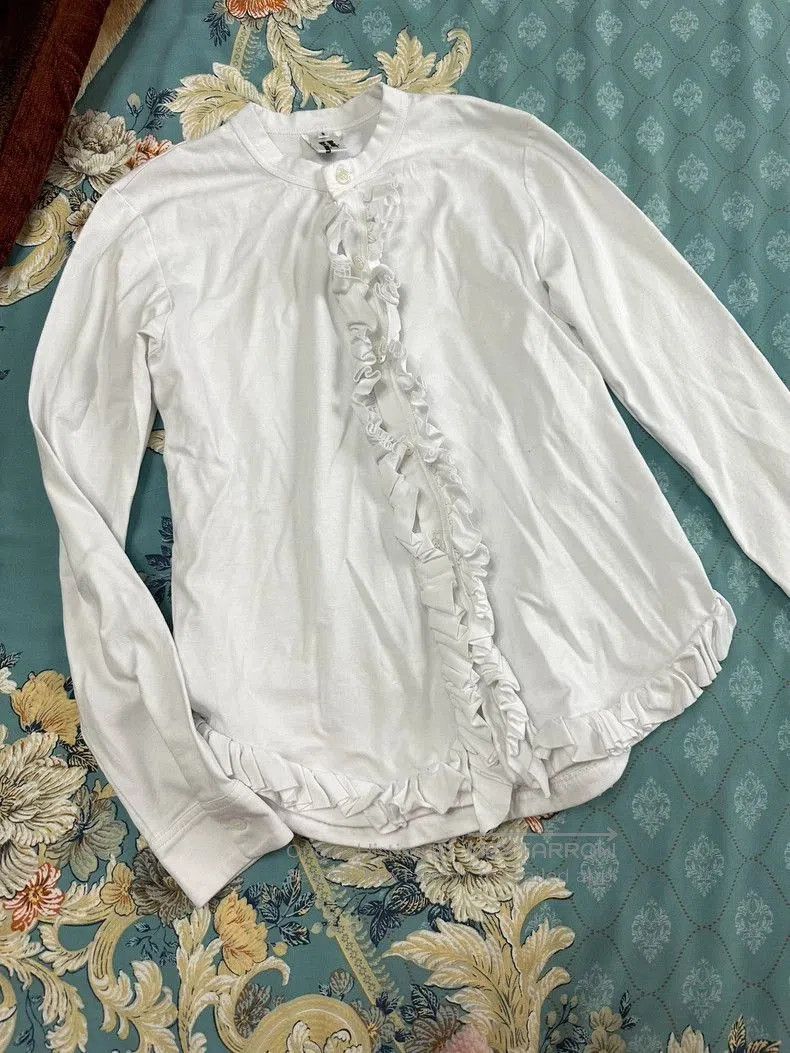 Comme des Garcons noir kei ninomiya CDG white blouse . Size US S / EU 44-46 / 1 - 4 Thumbnail