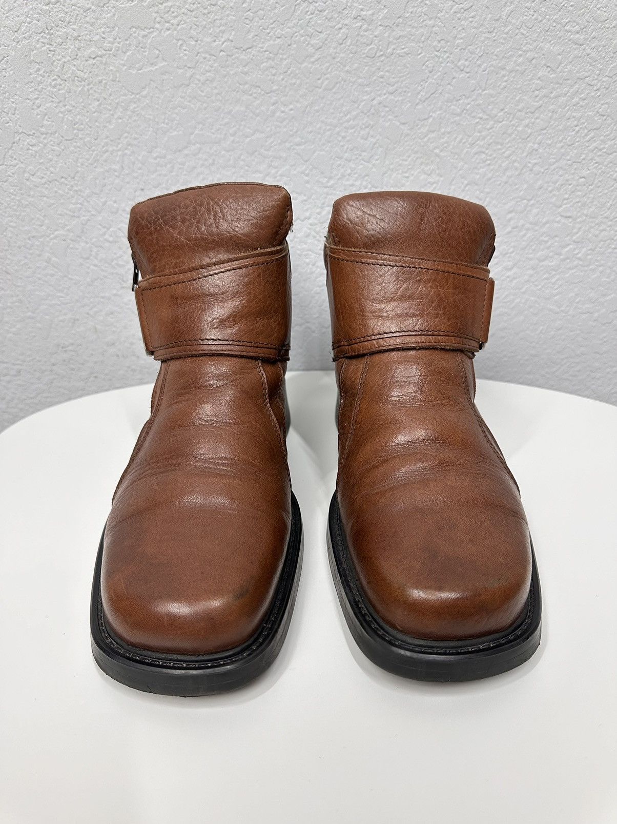 New Rock Vintage Guidi Style AS 98 Leather Boots Italy Design Poell Size US 12 / EU 45 - 7 Thumbnail