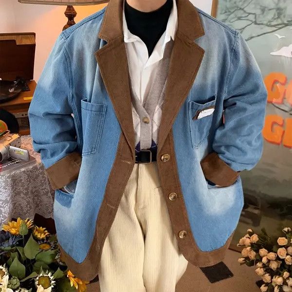 Other Vintage harajuku style denim jacket Size US L / EU 52-54 / 3 - 6 Thumbnail