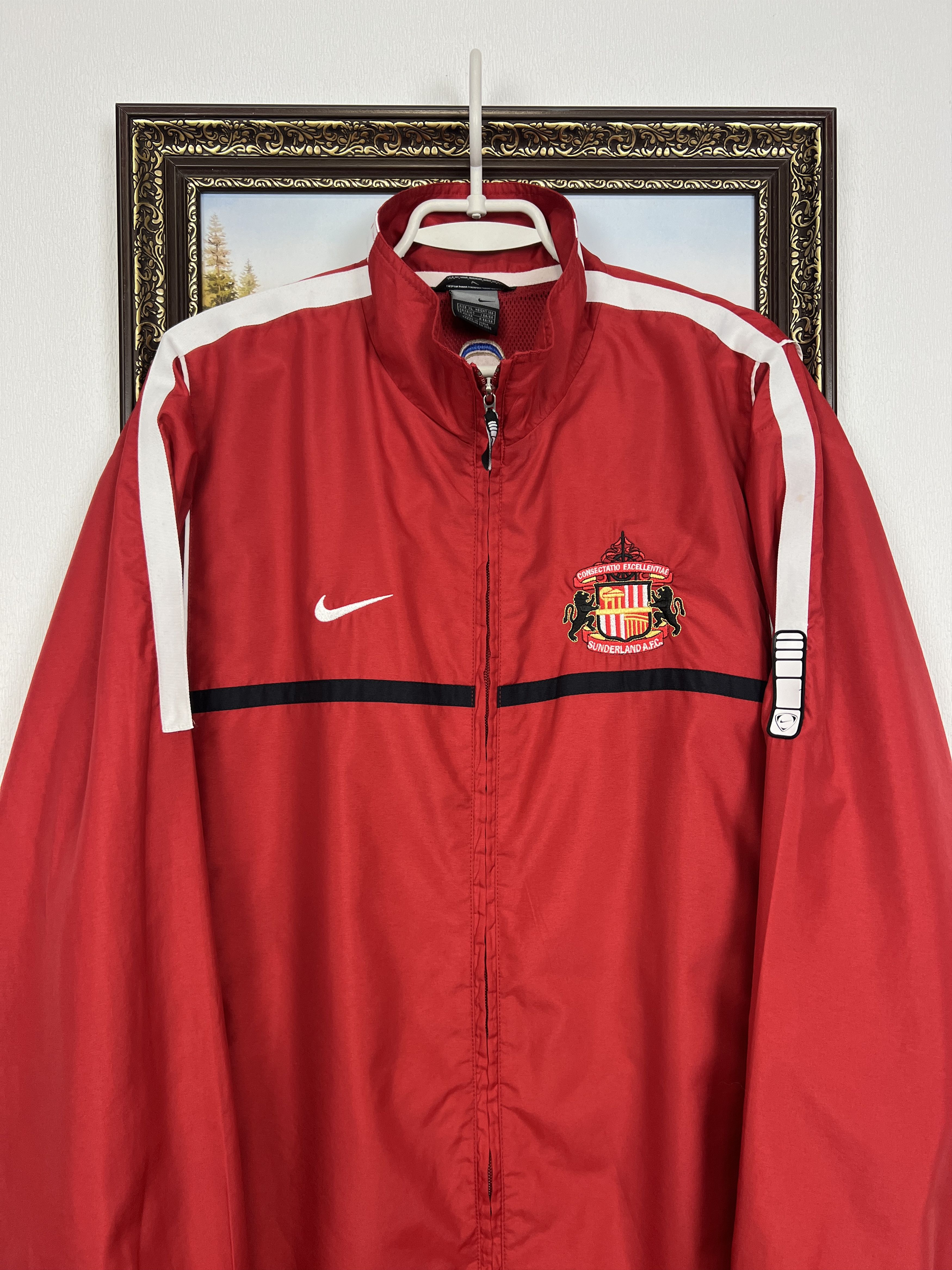 Nike Vintage Nike Sunderland Football Jacket Soccer Track Top Size US XL / EU 56 / 4 - 2 Thumbnail