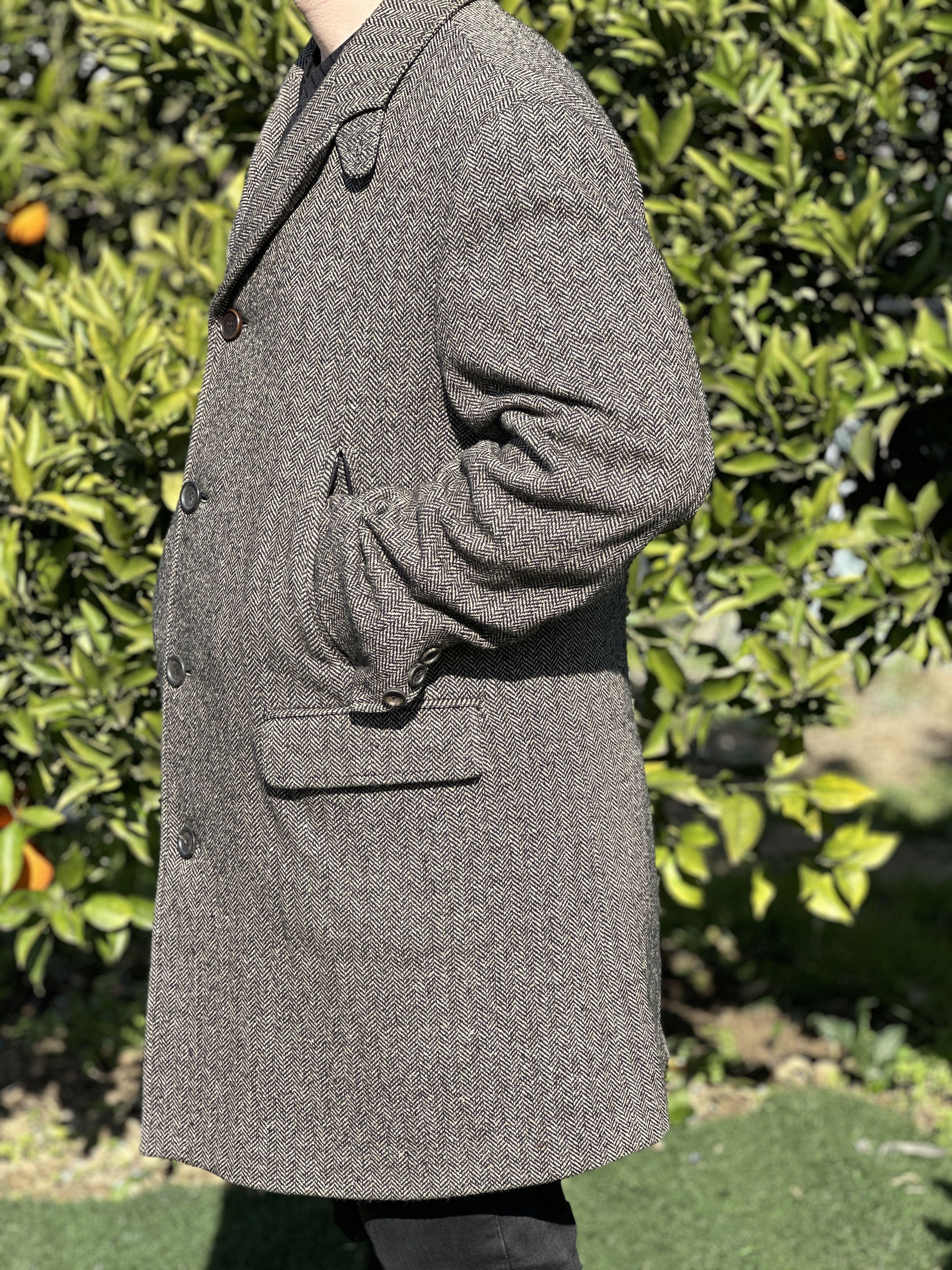 Canali Seta Canali Tweed Knit Style Royal Trench Jacket Size 50 Size US M / EU 48-50 / 2 - 2 Thumbnail