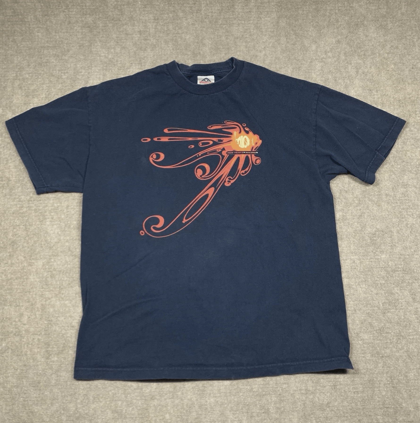 AAA Phish NYE 2003 T Shirt Madison Square Garden Hampton Blue XL Size US XL / EU 56 / 4 - 1 Thumbnail