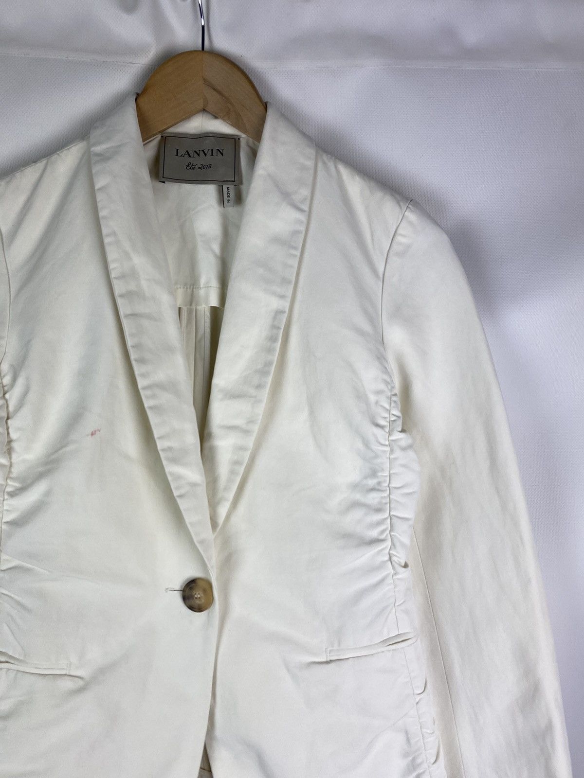 Lanvin Lanvin ladies cotton / nylon blazer jacket size 38 / M Size XS / US 0-2 / IT 36-38 - 3 Thumbnail
